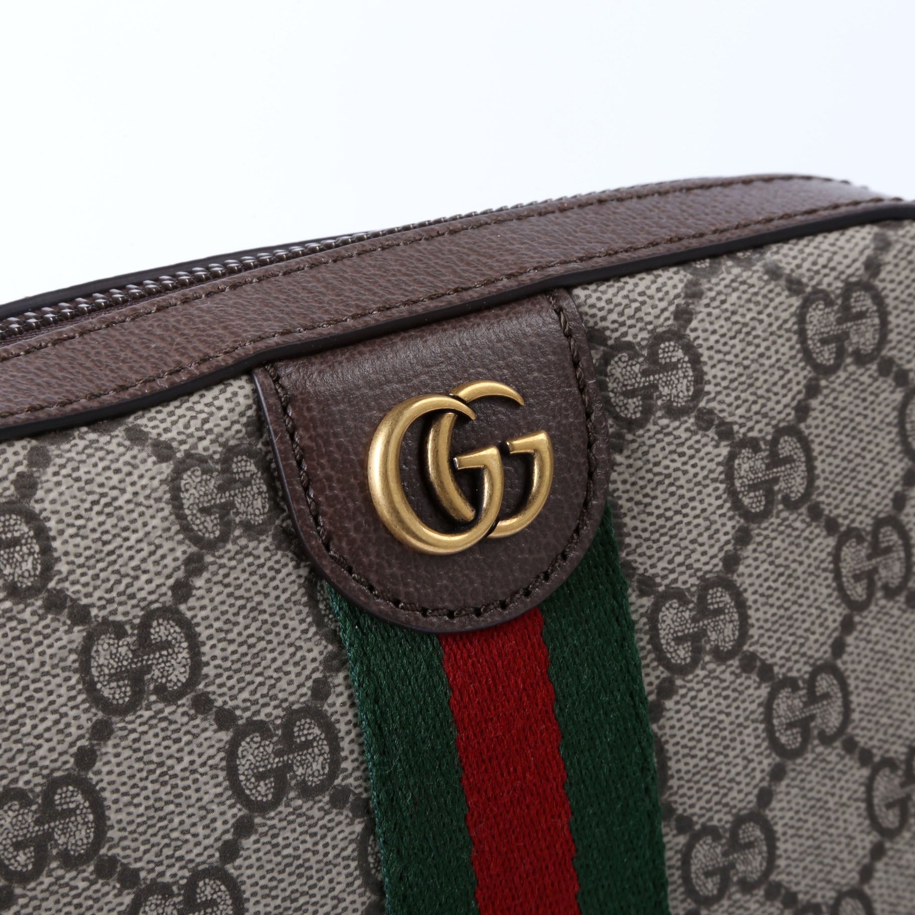 Gucci 839103 GG Supreme Ophidia Slingbag Small Brown