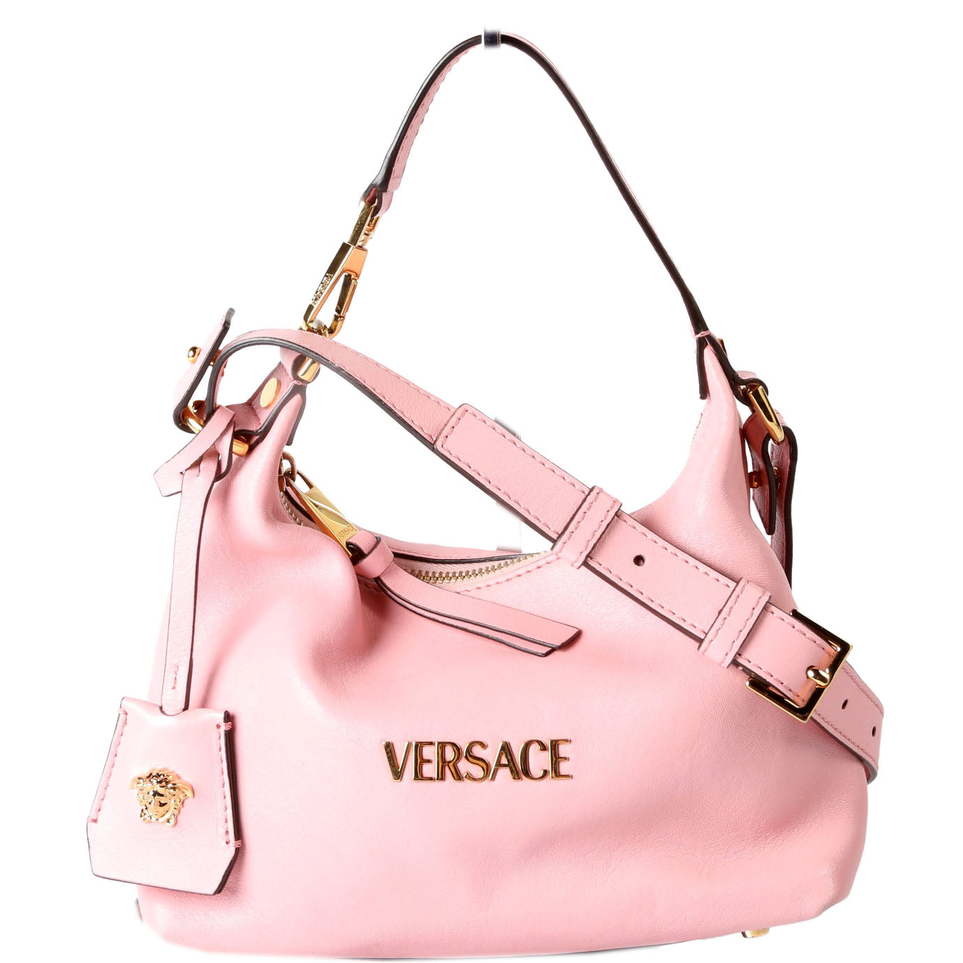 Medusa Tag Nappa Hobo Pink