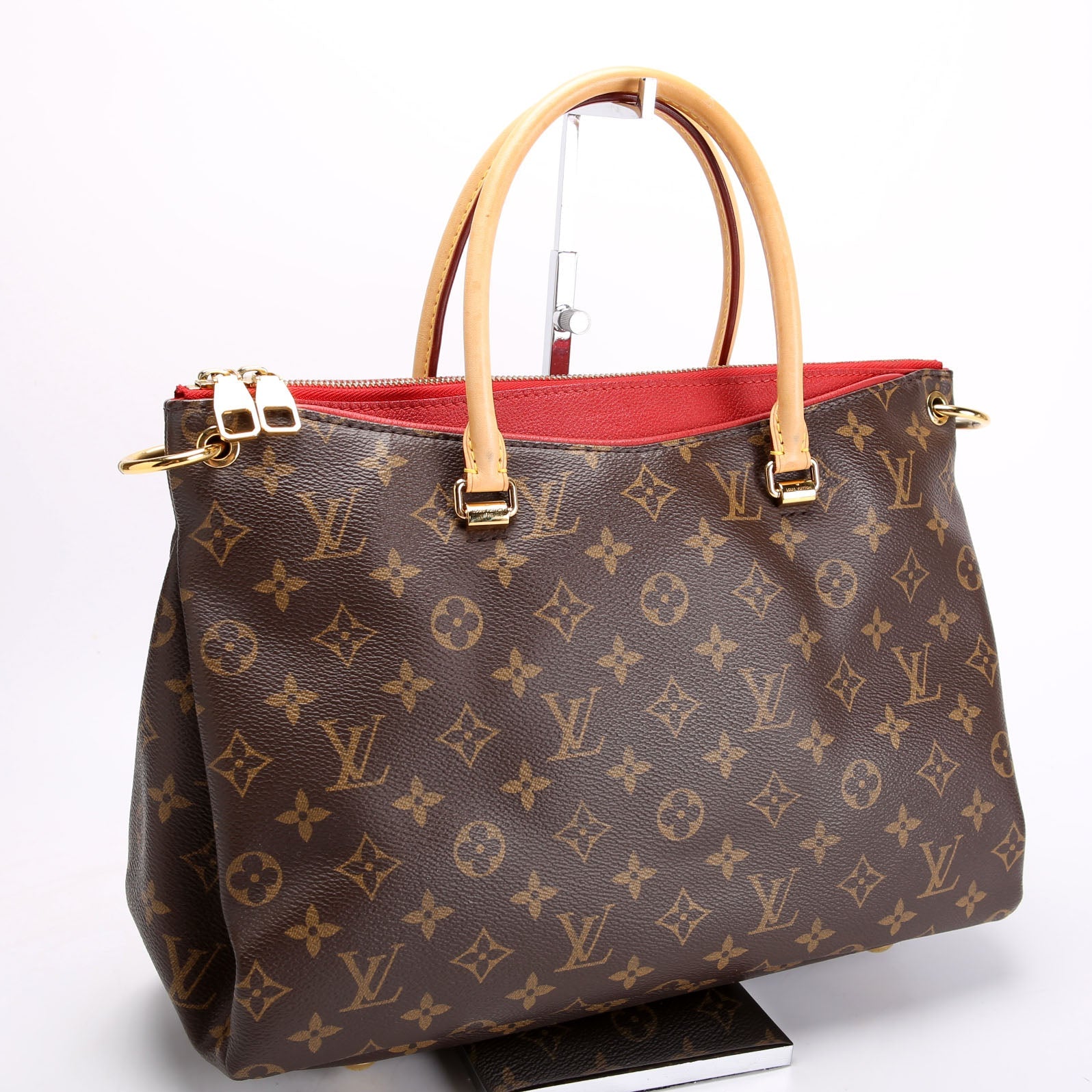 Pallas Tote Monogram Canvas Side