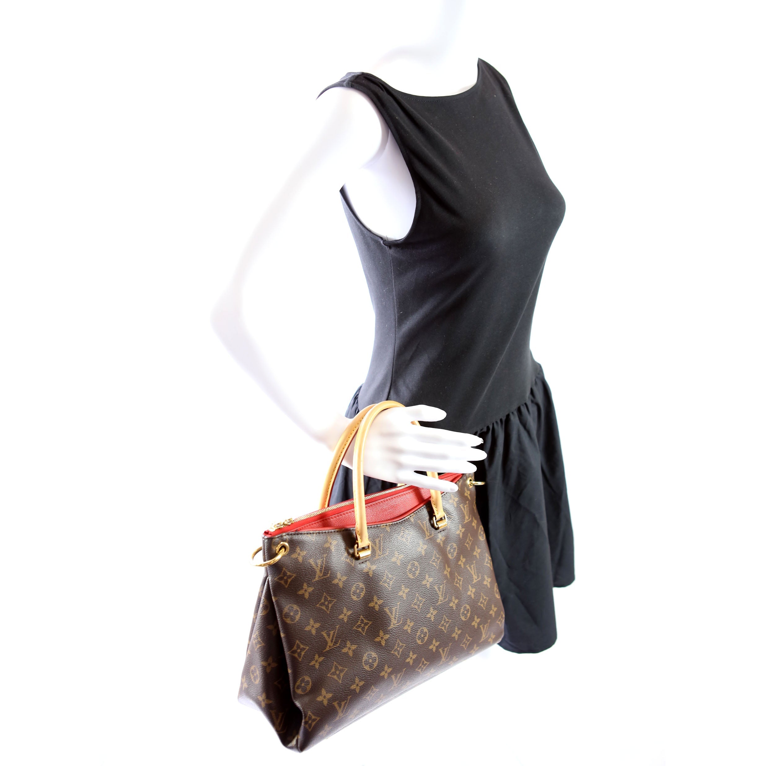 Pallas Tote Monogram Canvas Side