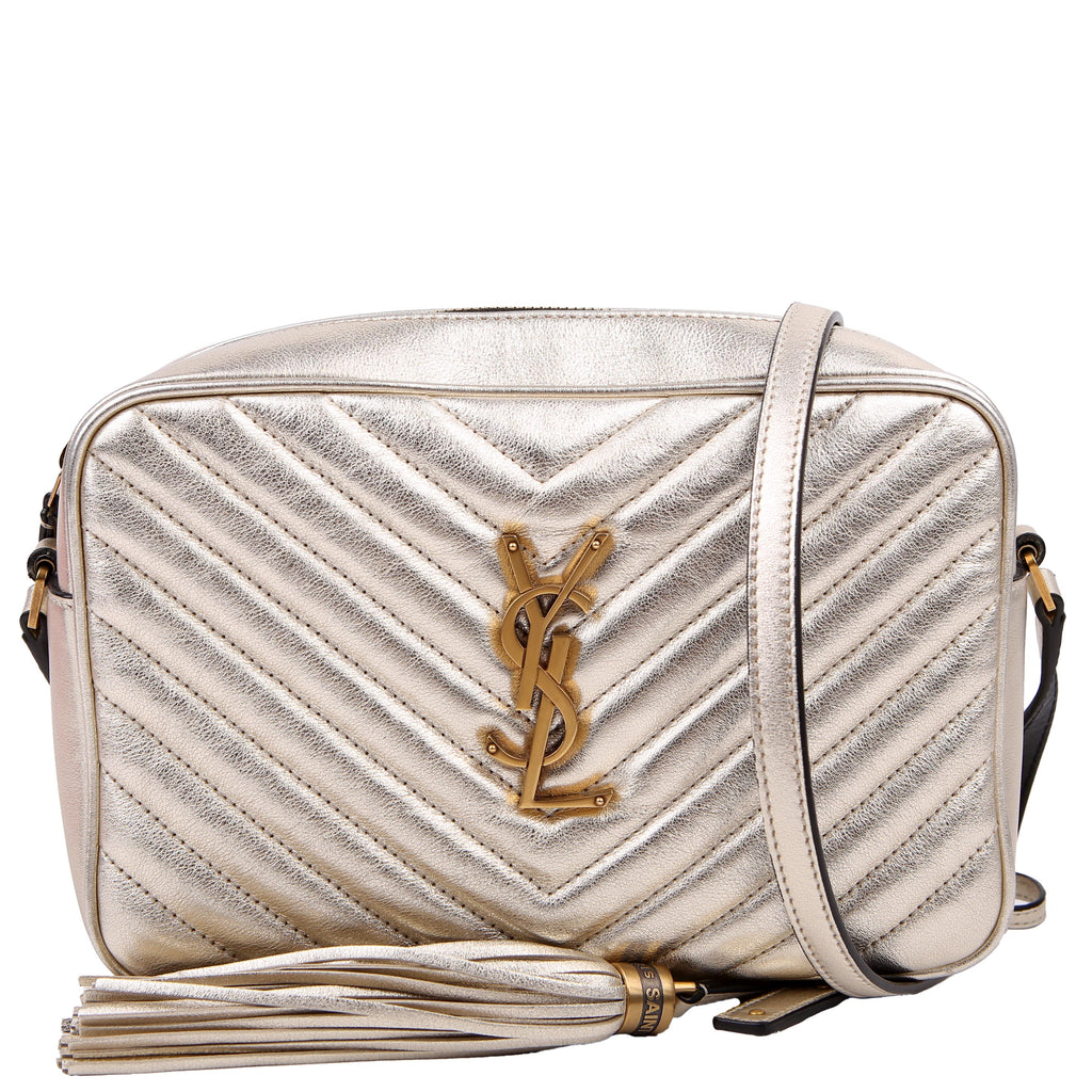 Lou Camera Bag Quilted Gold/Black