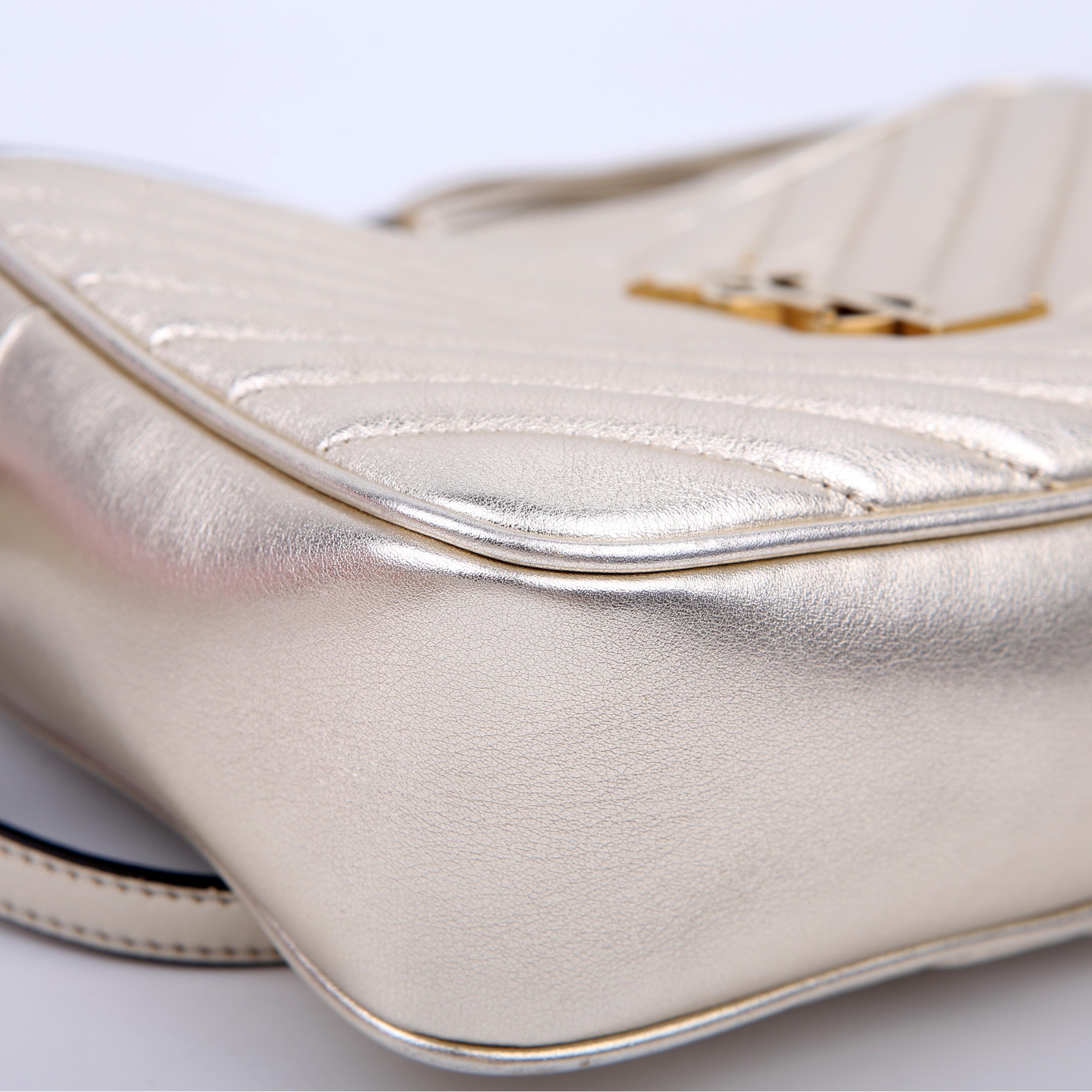 Lou Camera Bag Quilted Gold/Black