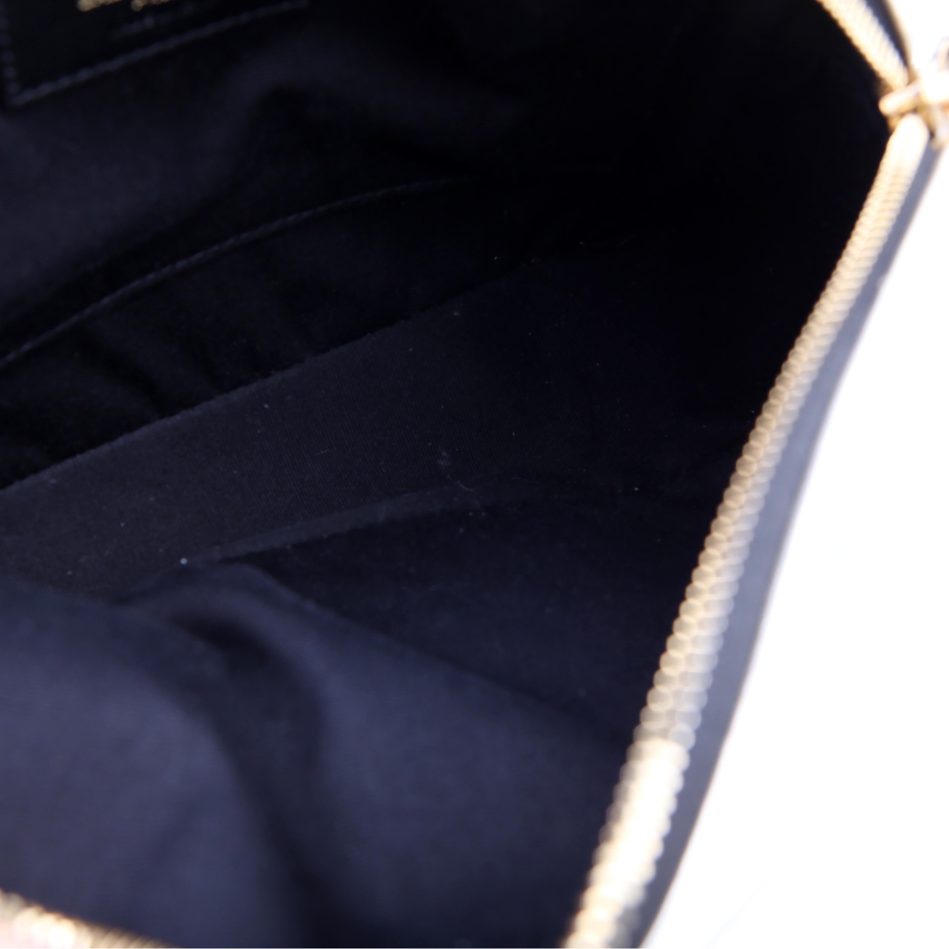 Lou Camera Bag Quilted Gold/Black