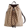Gucci 449175 GG Canvas Drawstring Backpack