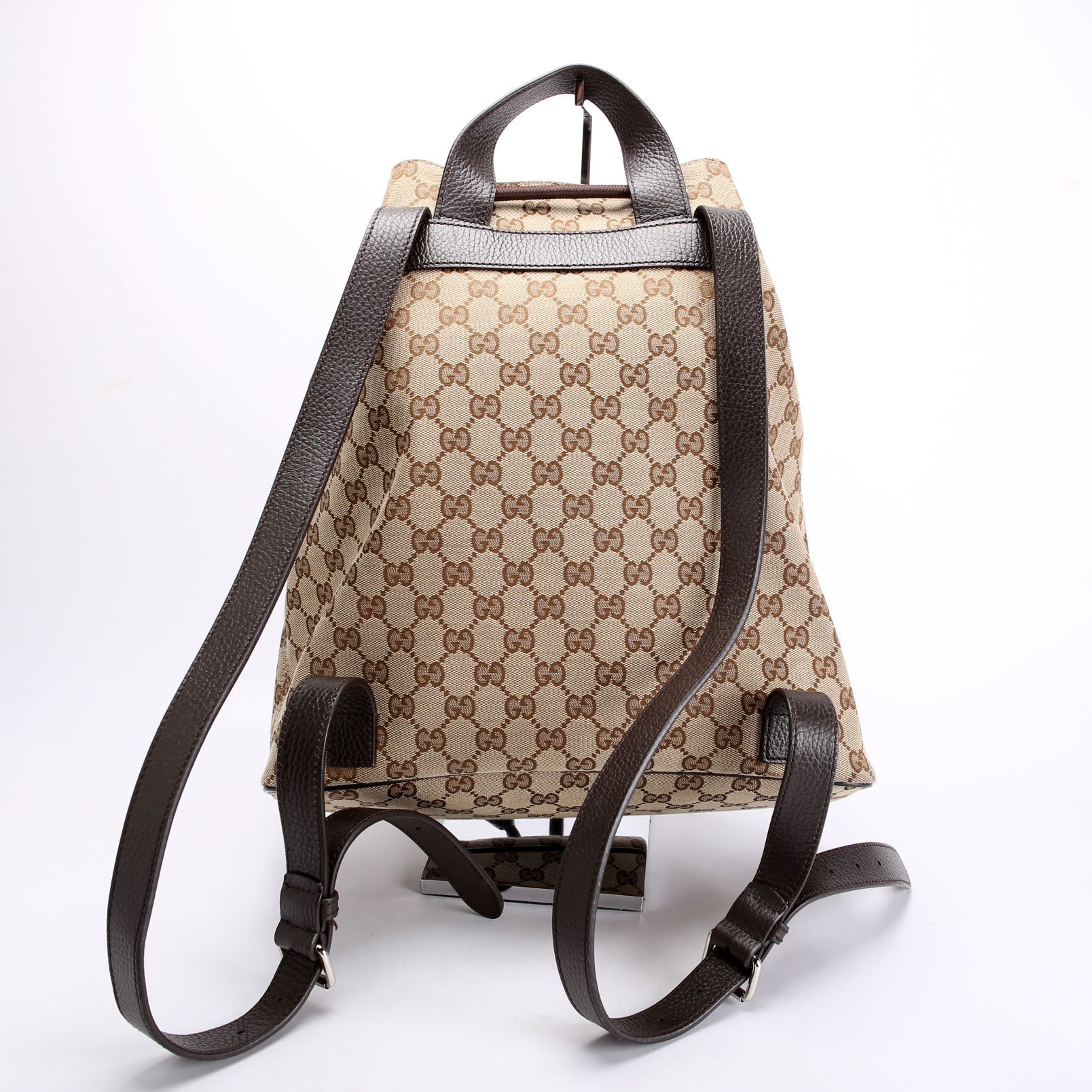 Gucci 449175 GG Canvas Drawstring Backpack