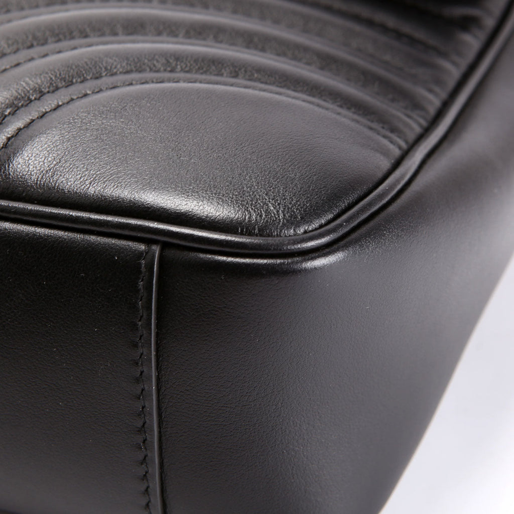 443496 Marmont Leather Shoulder Medium