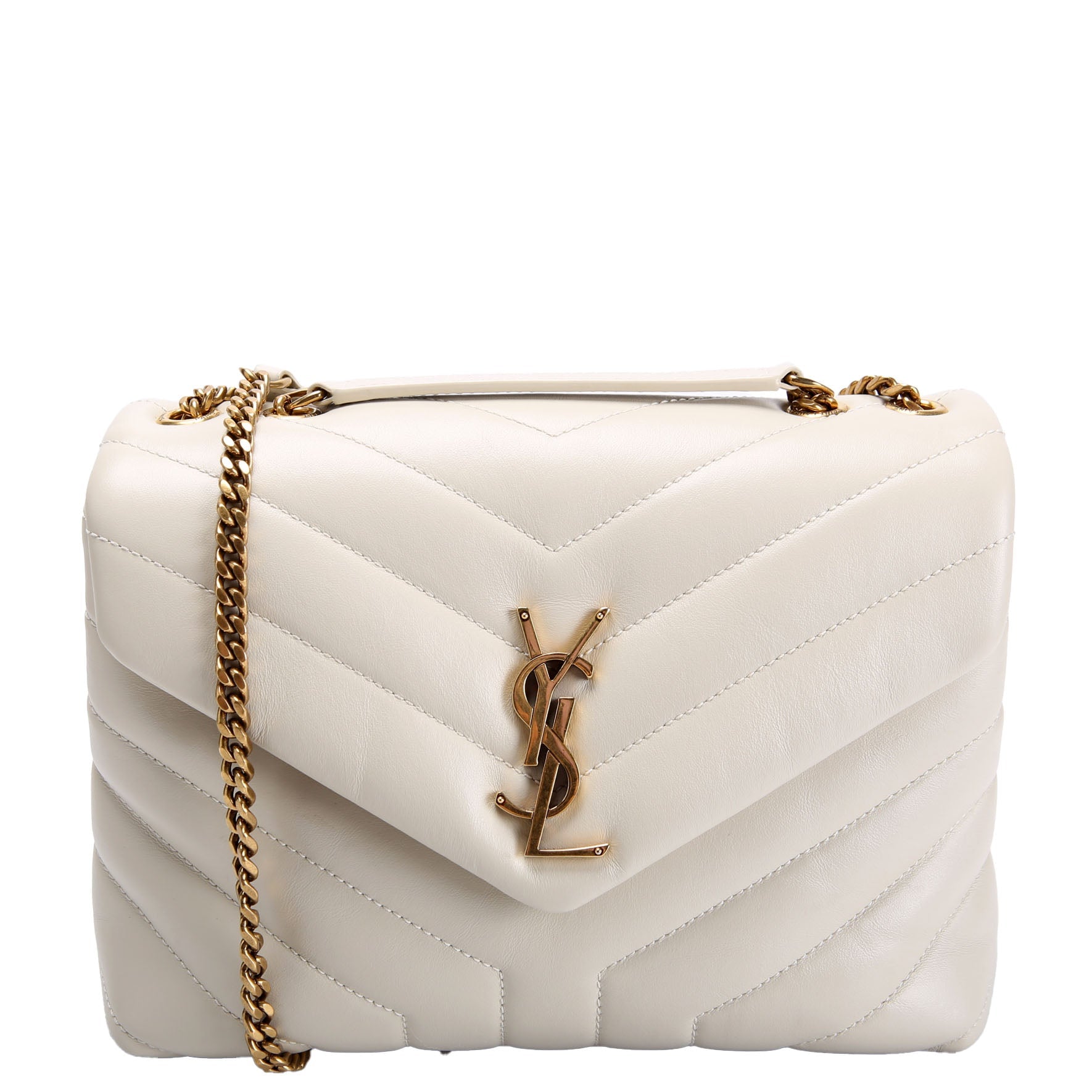 LouLou Satchel Small 494699 Ivory