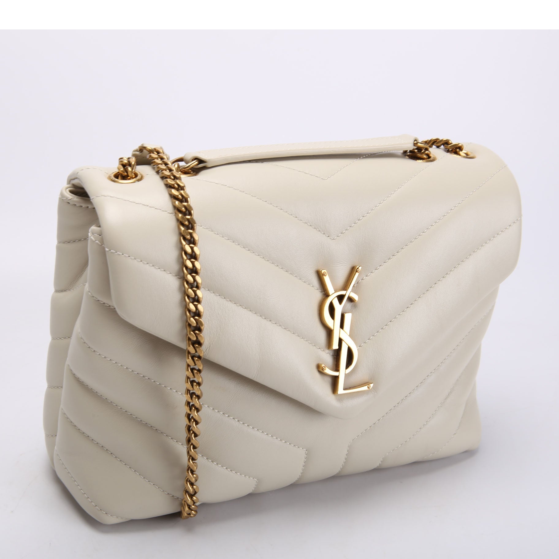 LouLou Satchel Small 494699 Ivory
