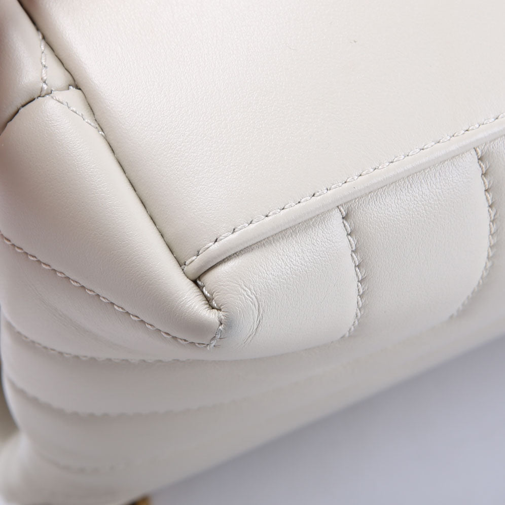 LouLou Satchel Small 494699 Ivory