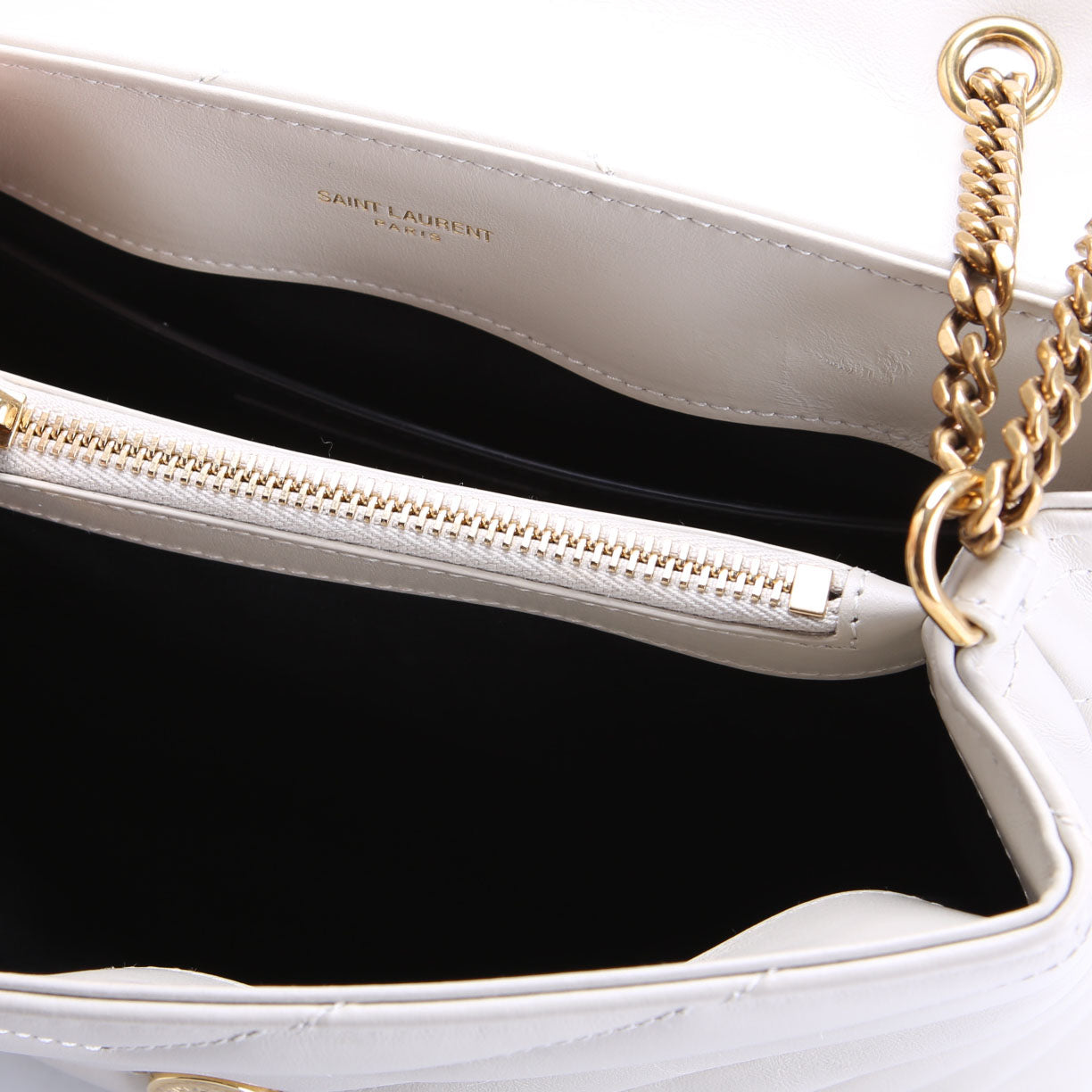 LouLou Satchel Small 494699 Ivory