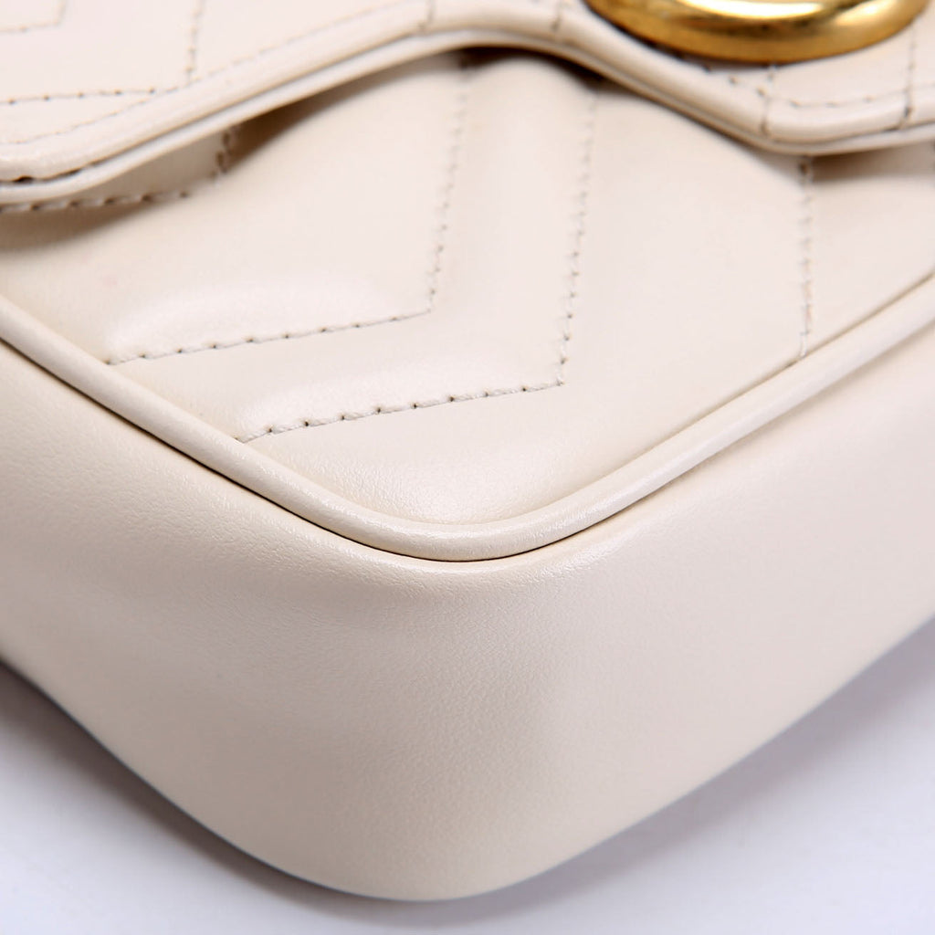 476433 Marmont Leather Super Mini Flap