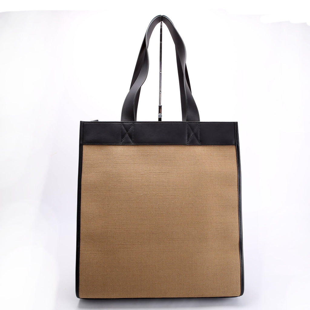 8093452 Small Pocket Manzon Tote Black/Brown