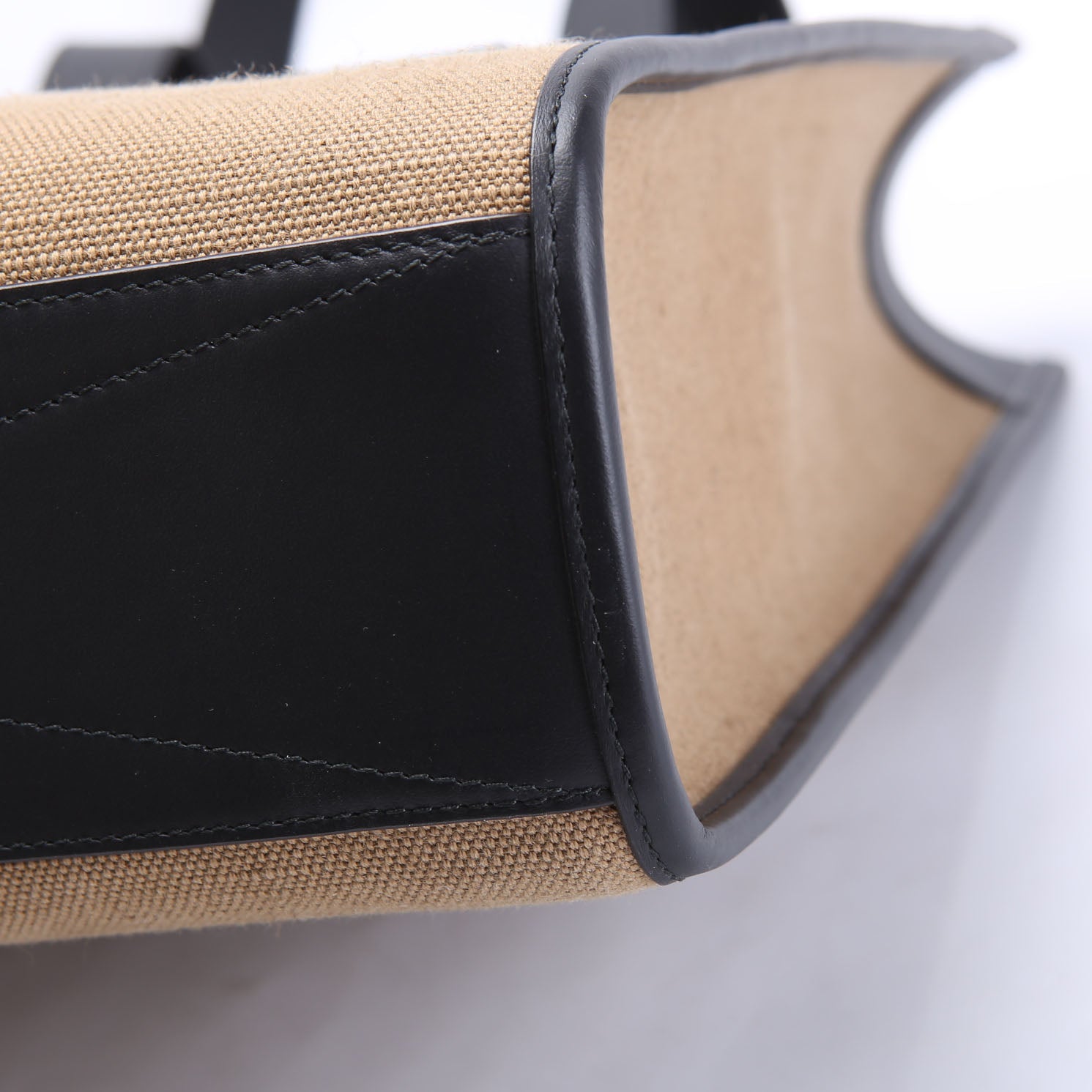 8093452 Small Pocket Manzon Tote Black/Brown