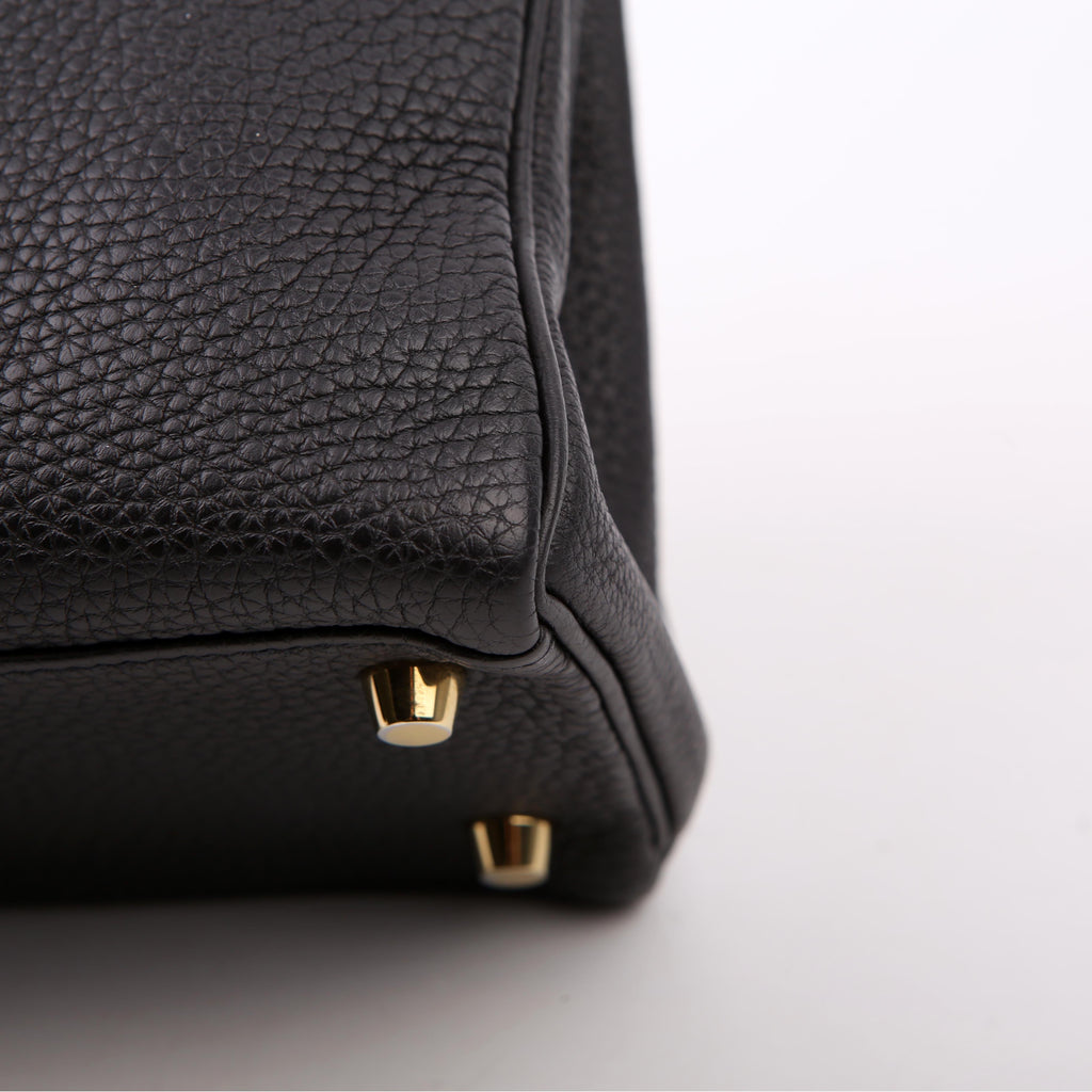 Hermes Kelly Retourne 25 Togo 2021 Black/Gold