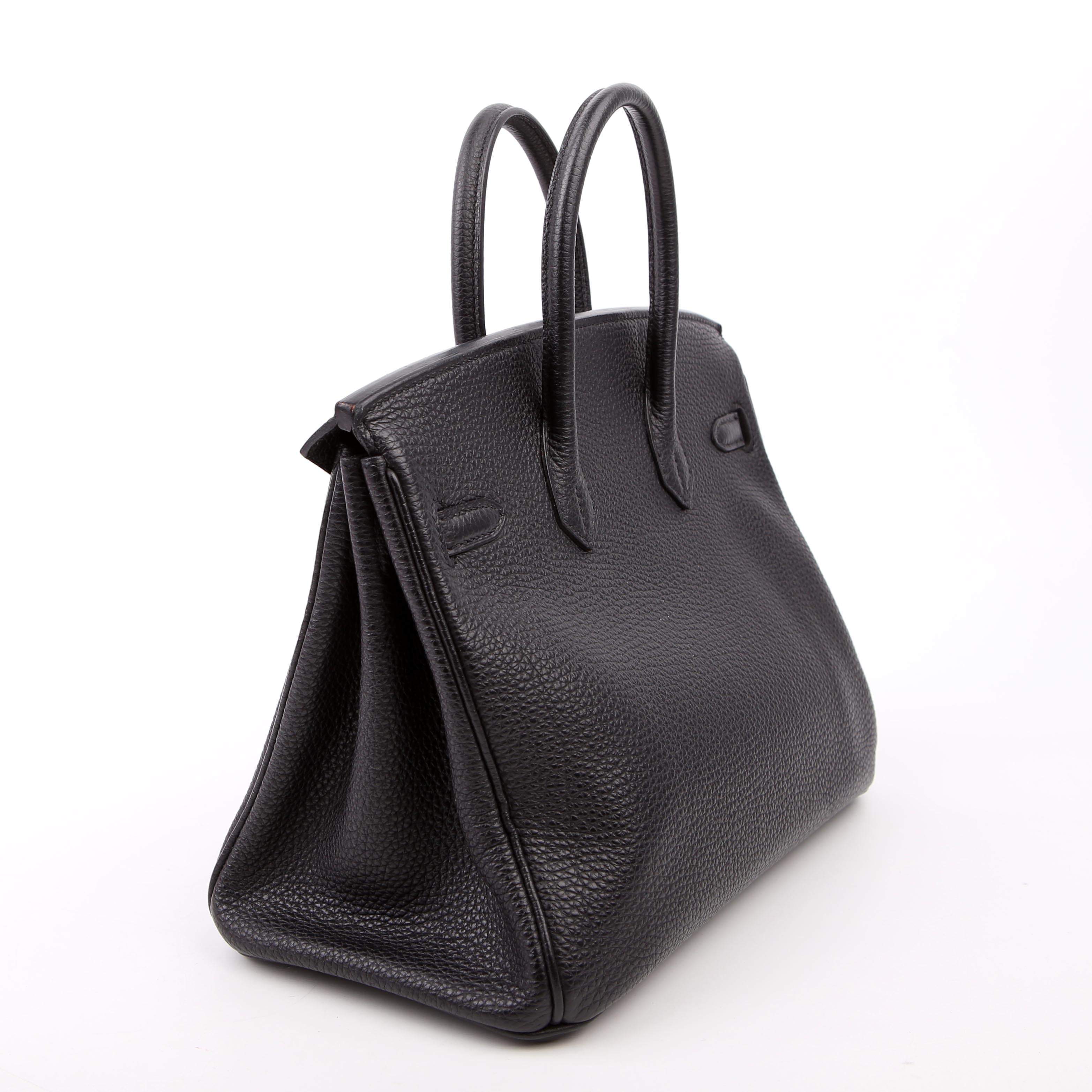 Hermes Birkin 25 Togo 2016 Black/Palladium