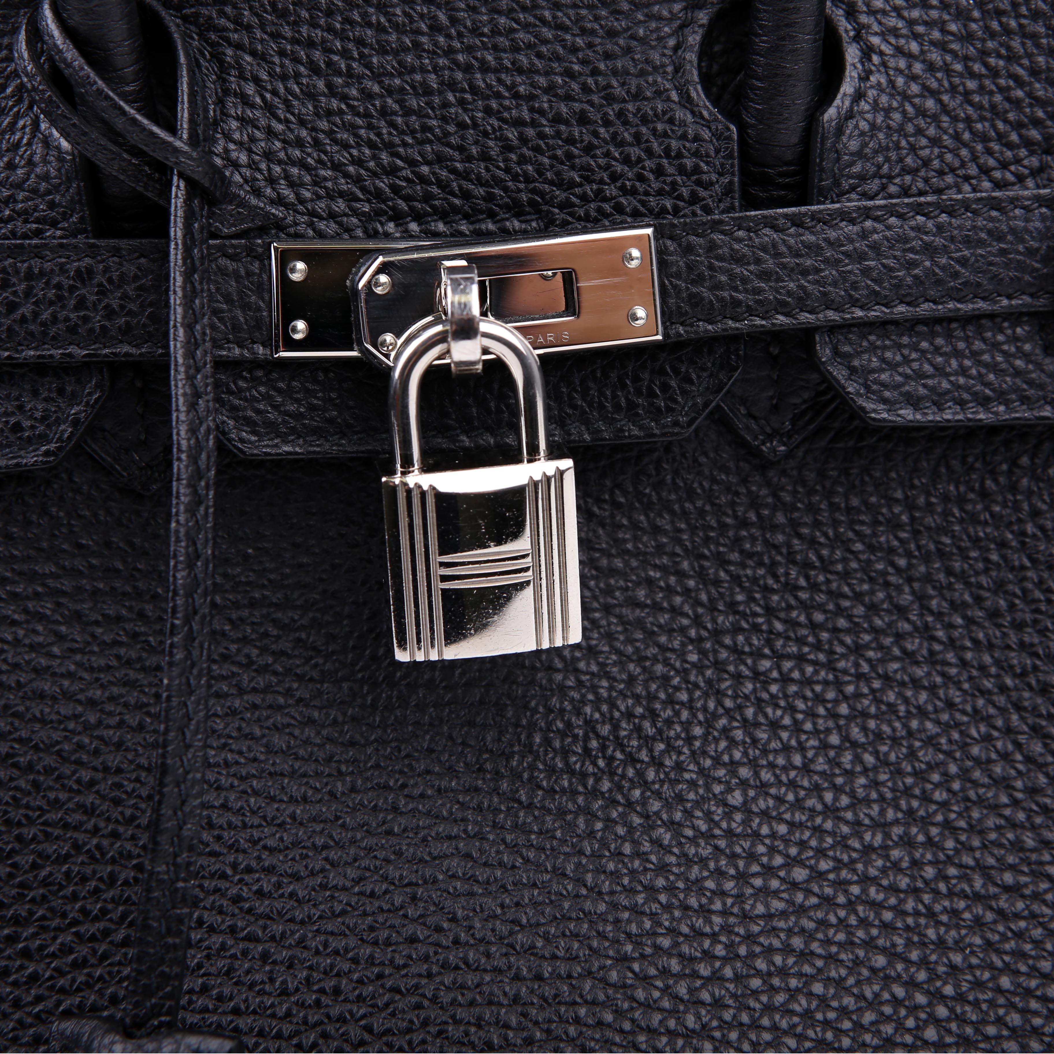 Hermes Birkin 25 Togo 2016 Black/Palladium