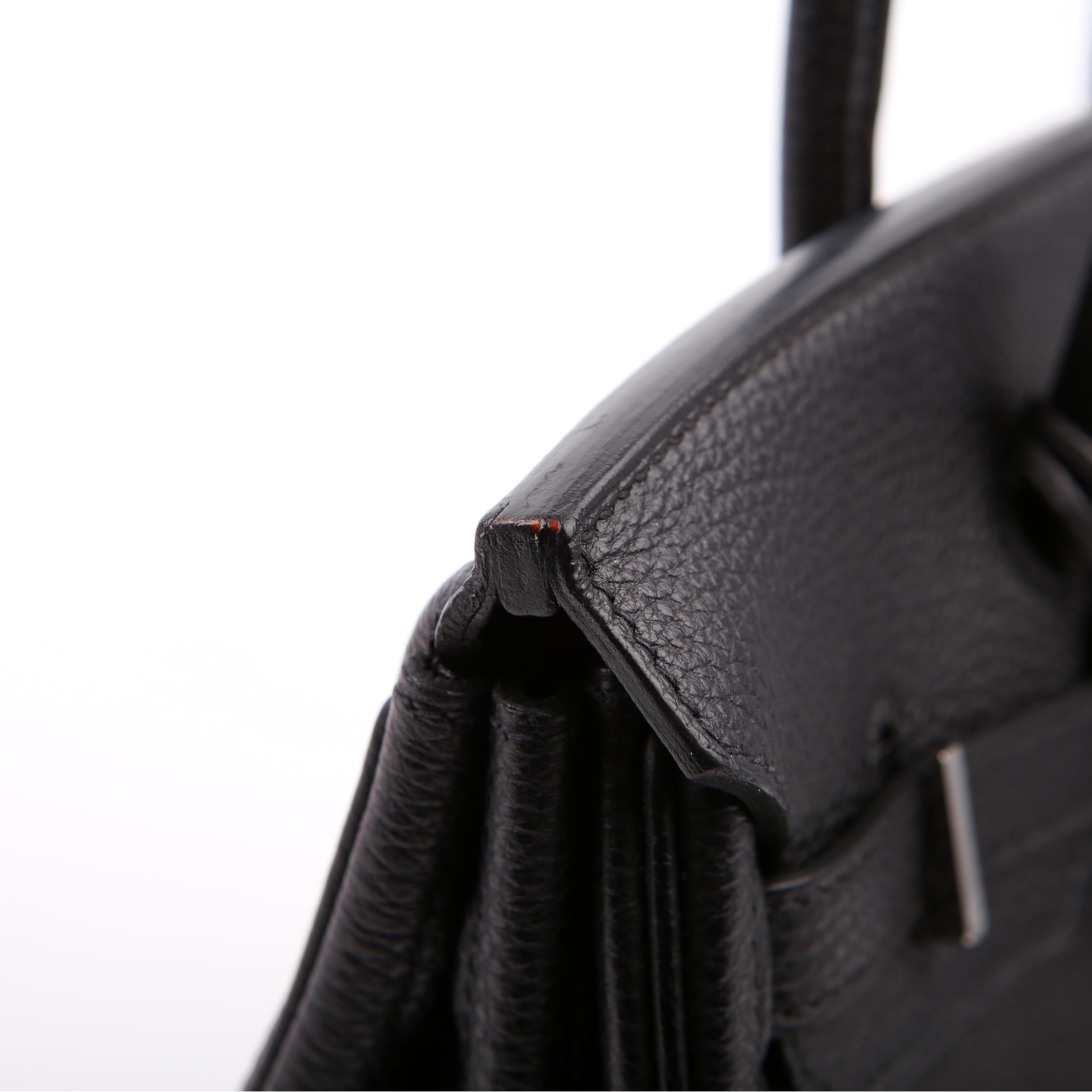 Hermes Birkin 25 Togo 2016 Black/Palladium