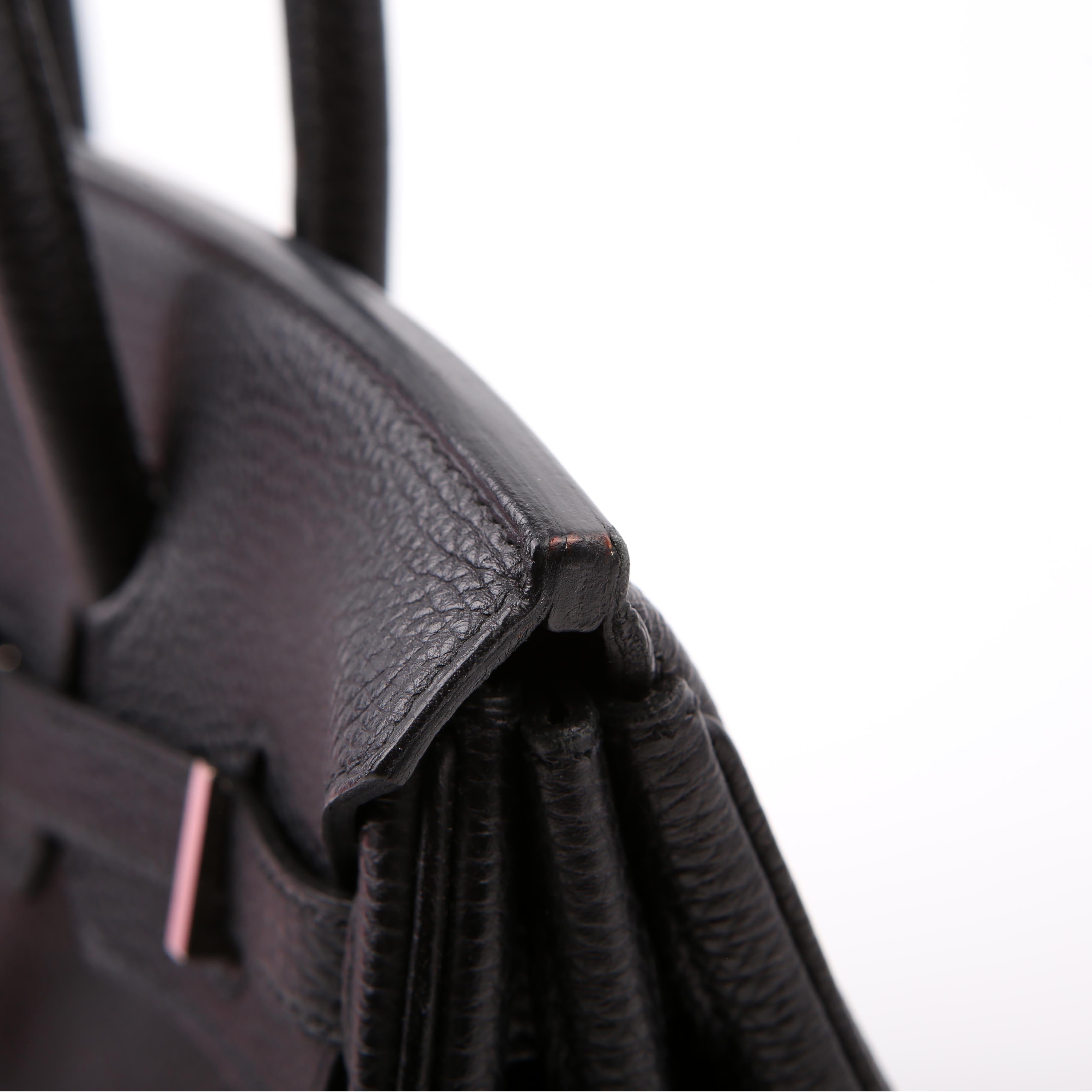 Hermes Birkin 25 Togo 2016 Black/Palladium