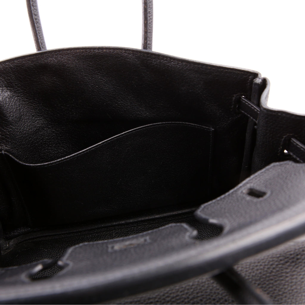 Hermes Birkin 25 Togo 2016 Black/Palladium