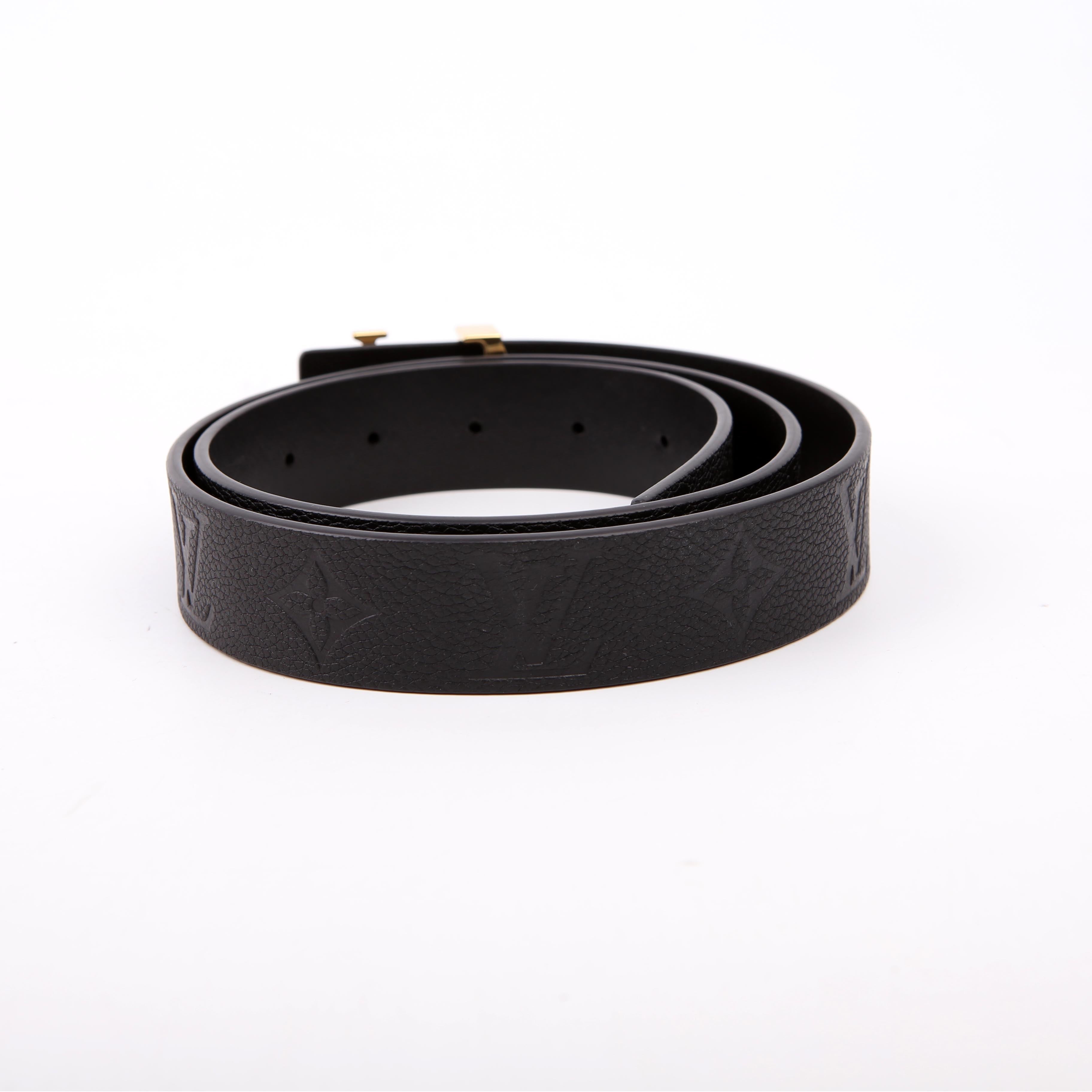 LV Iconic 30MM Reversible Empreinte Belt Size 85/34