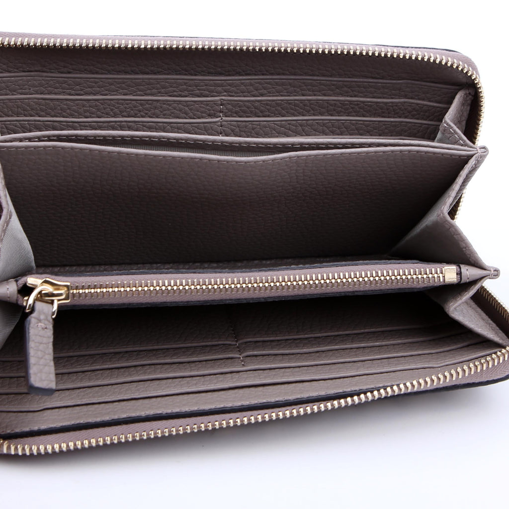 Rockstud Zip Around Wallet Grey