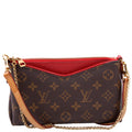 Pallas Clutch Monogram Red