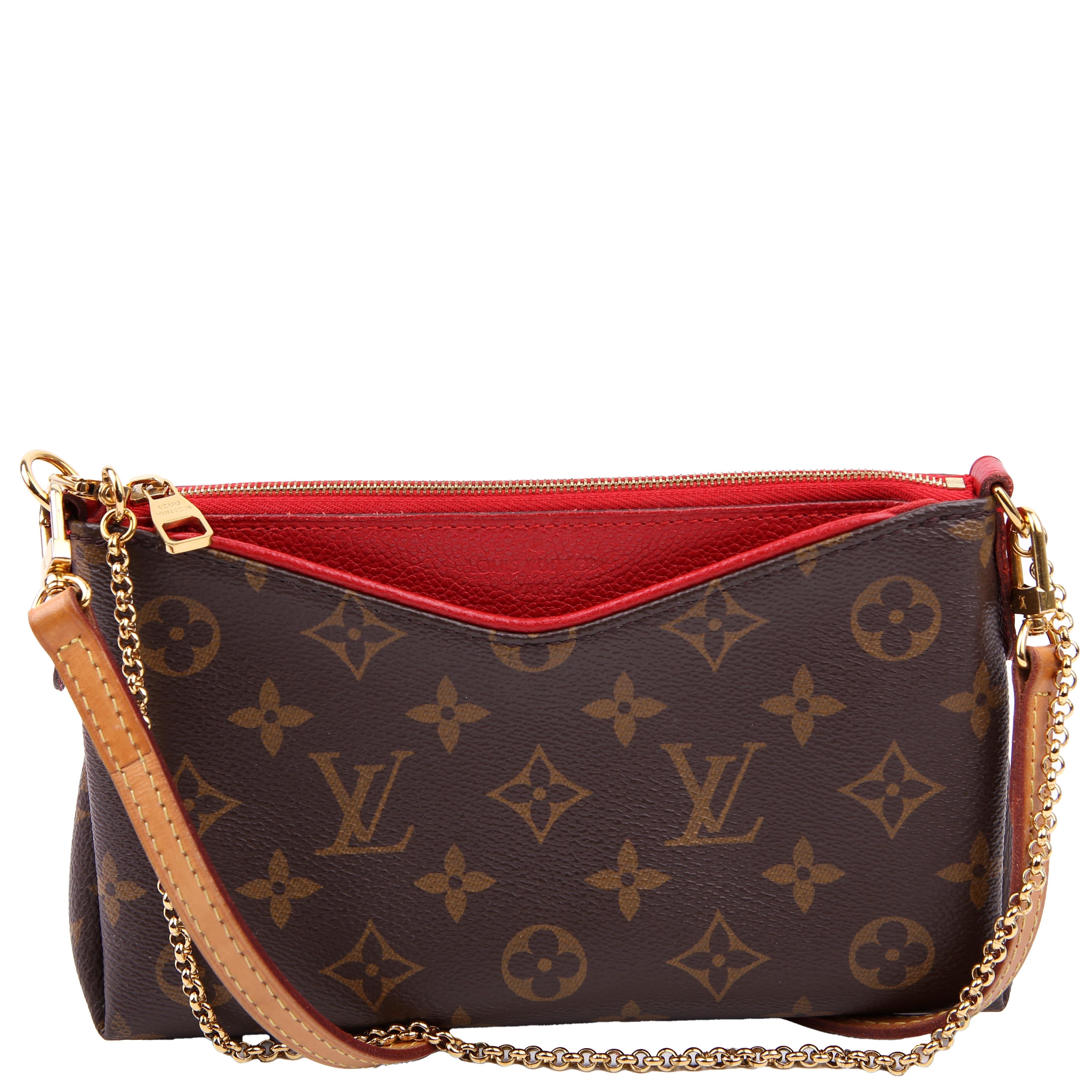 Pallas Clutch Monogram Red