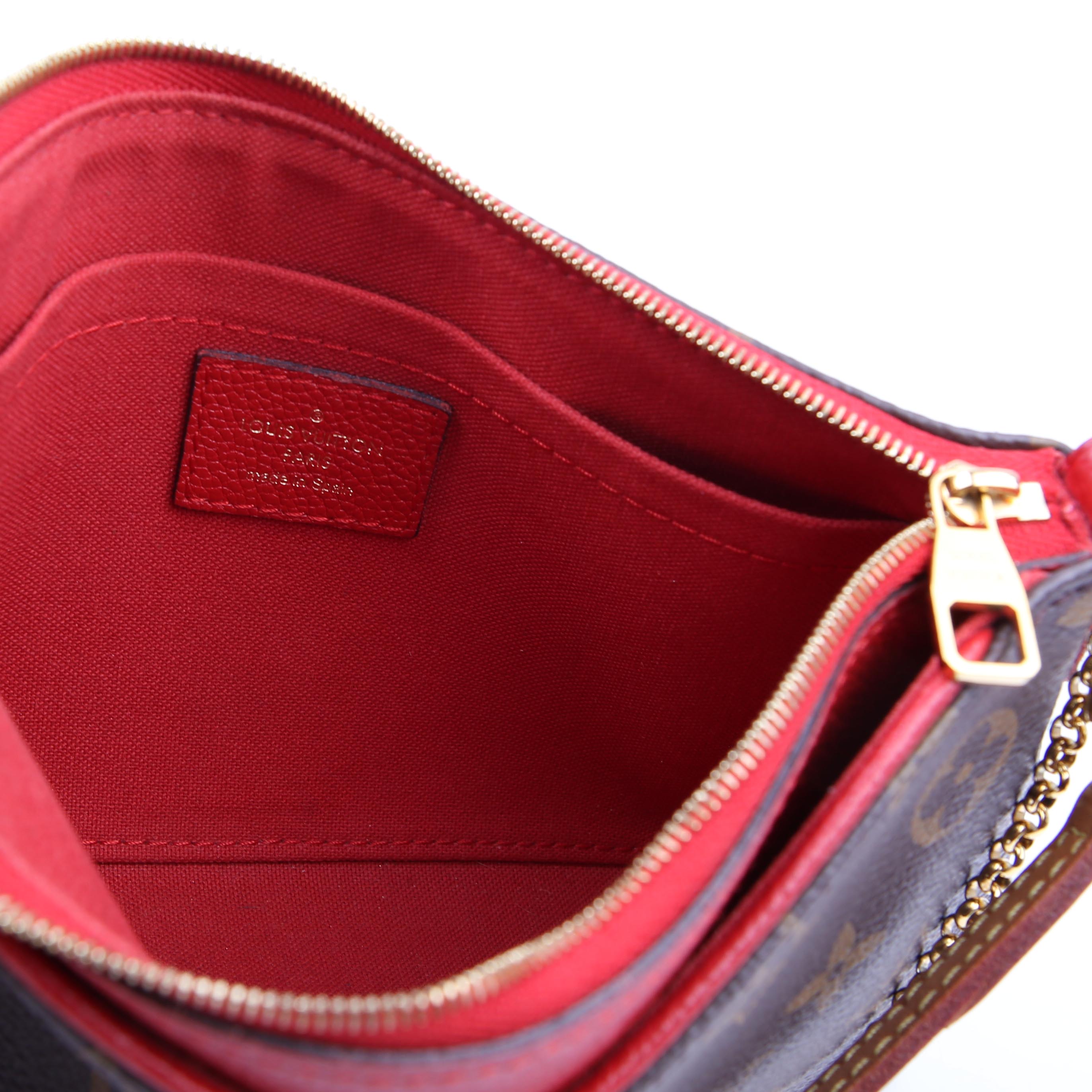 Pallas Clutch Monogram Red