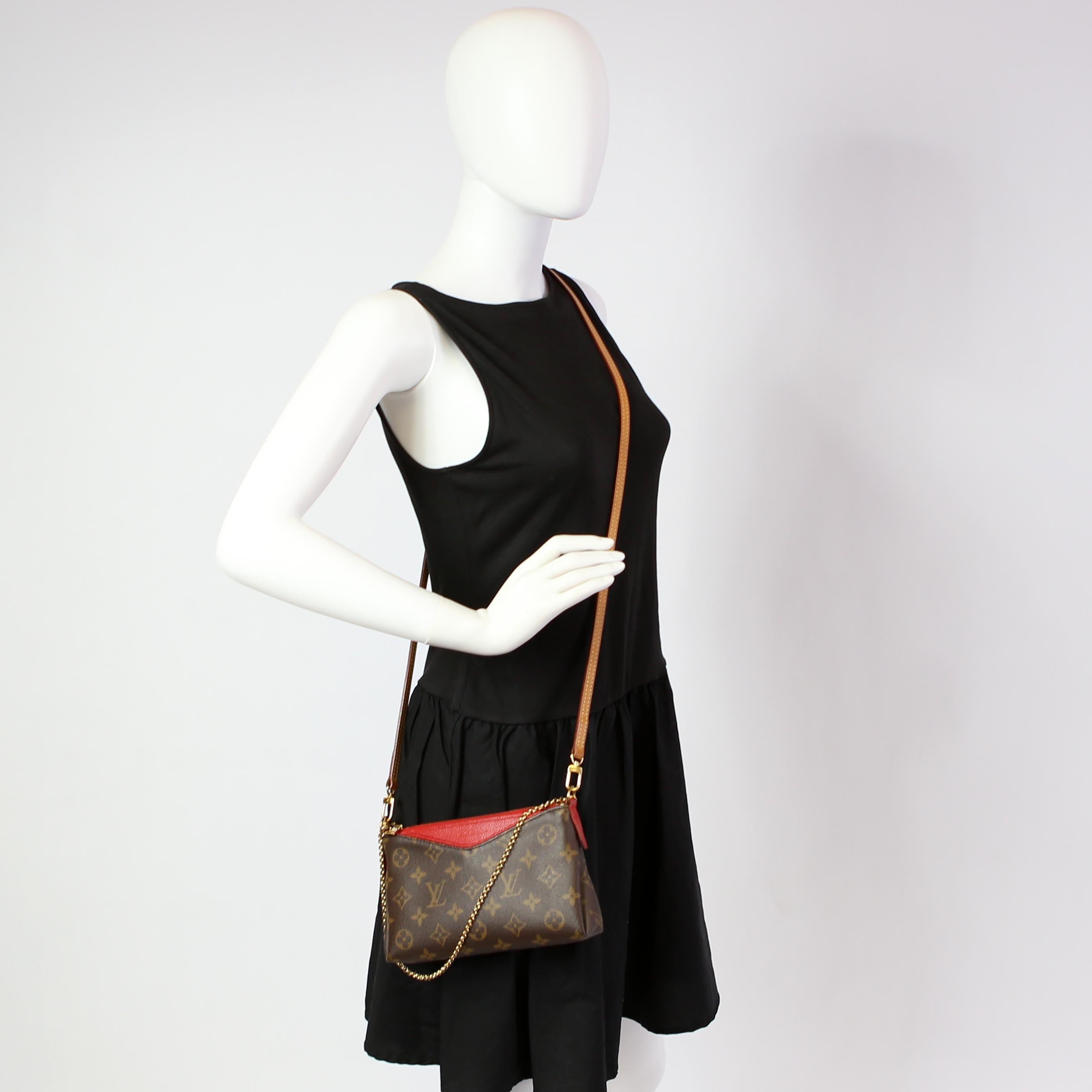 Pallas Clutch Monogram Red