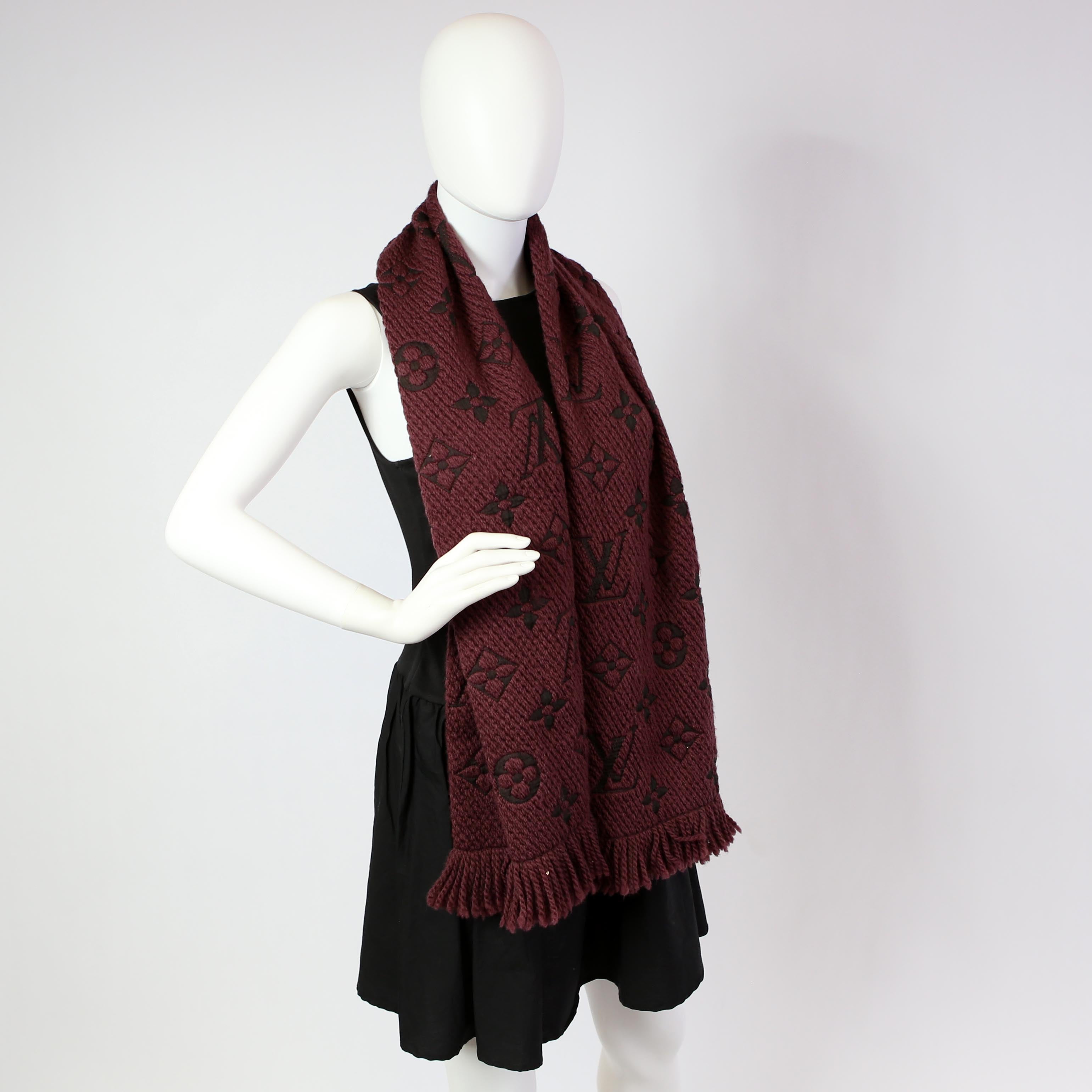 Logomania Wool/Silk Scarf