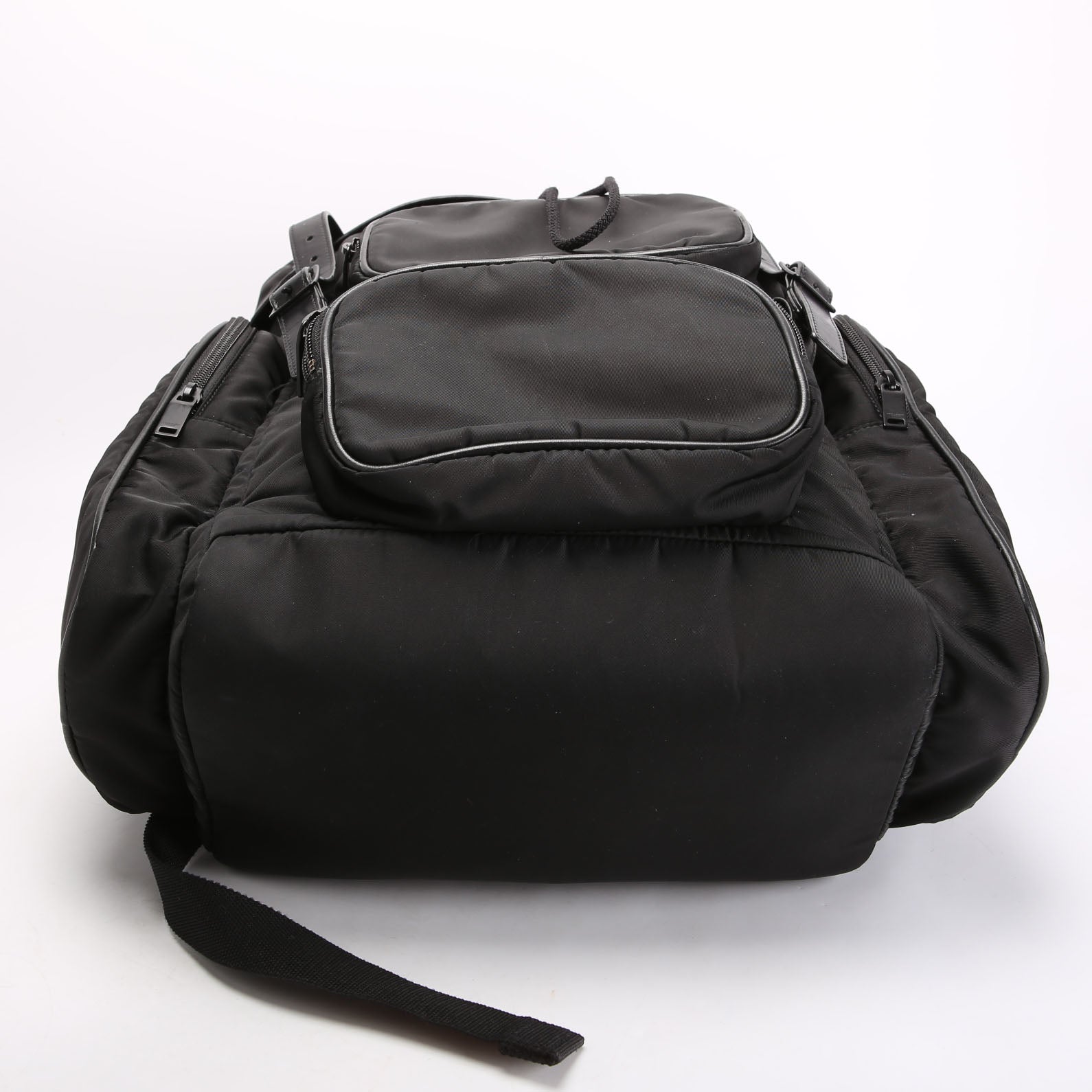 SAINT LAURENT City Multi-Pocket Nylon Backpack 437110 Black