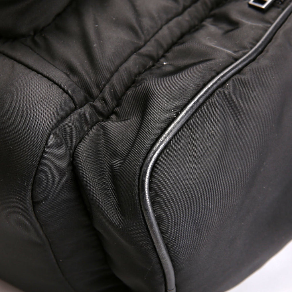 SAINT LAURENT City Multi-Pocket Nylon Backpack 437110 Black