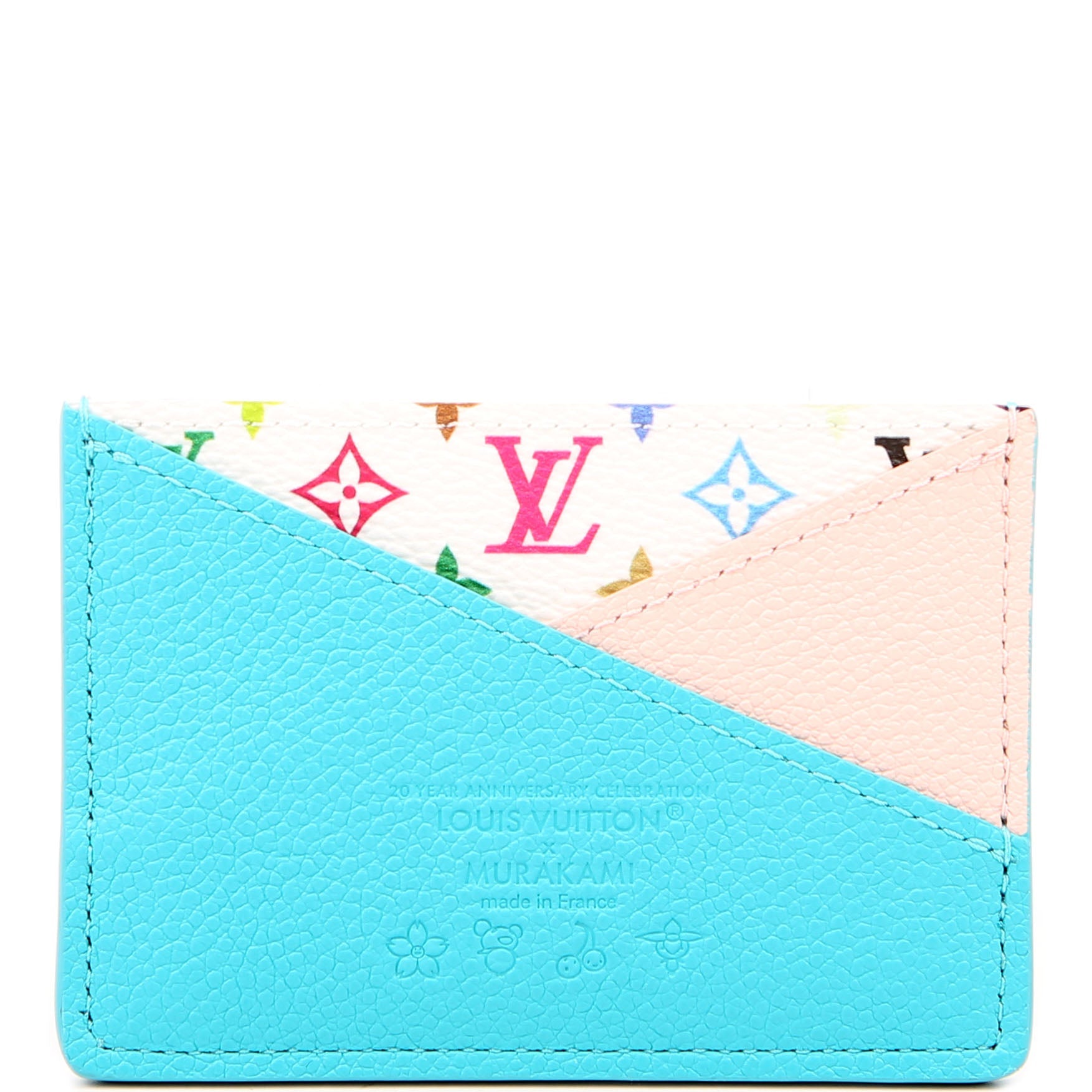 LV x TM Criss-Cross Card Holder Multicolor