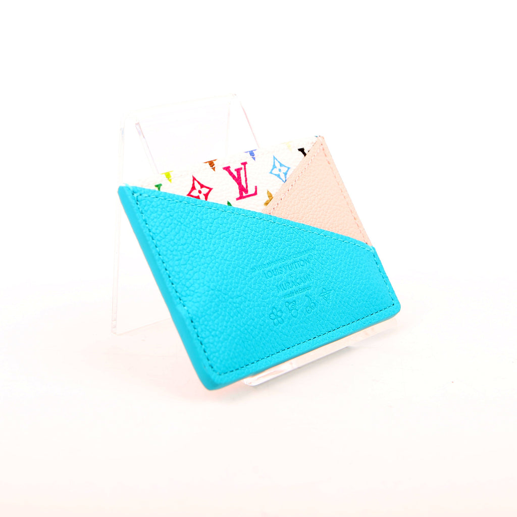 LV x TM Criss-Cross Card Holder Multicolor