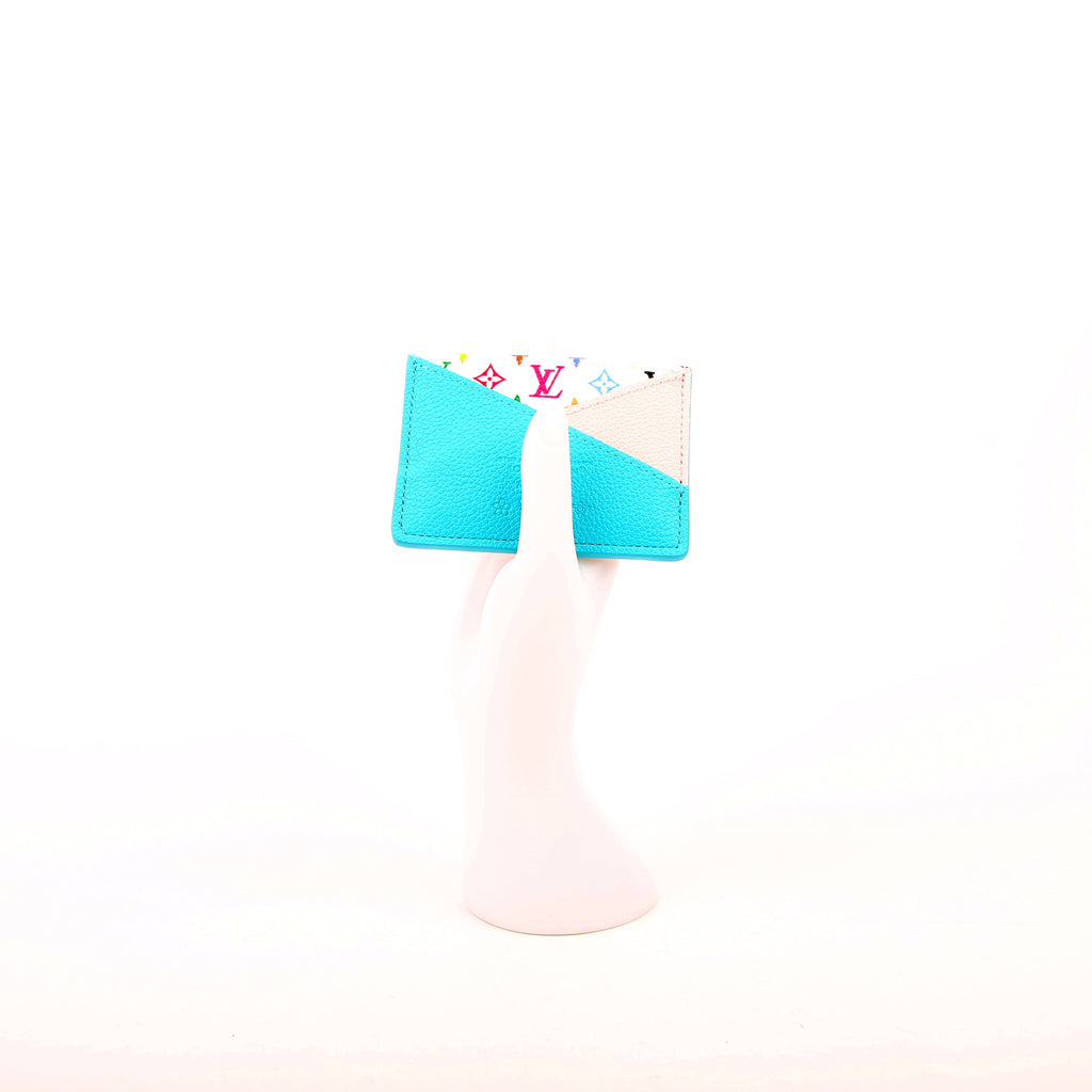 LV x TM Criss-Cross Card Holder Multicolor