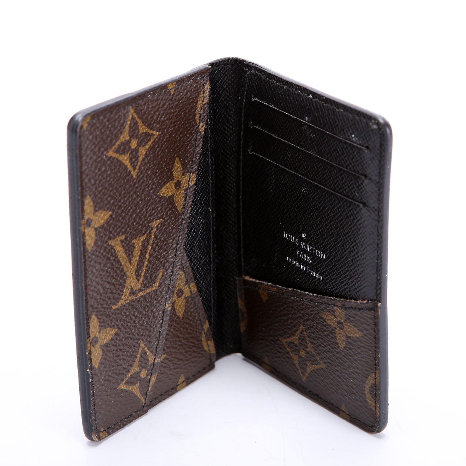 Pocket Organizer Macassar Monogram Black