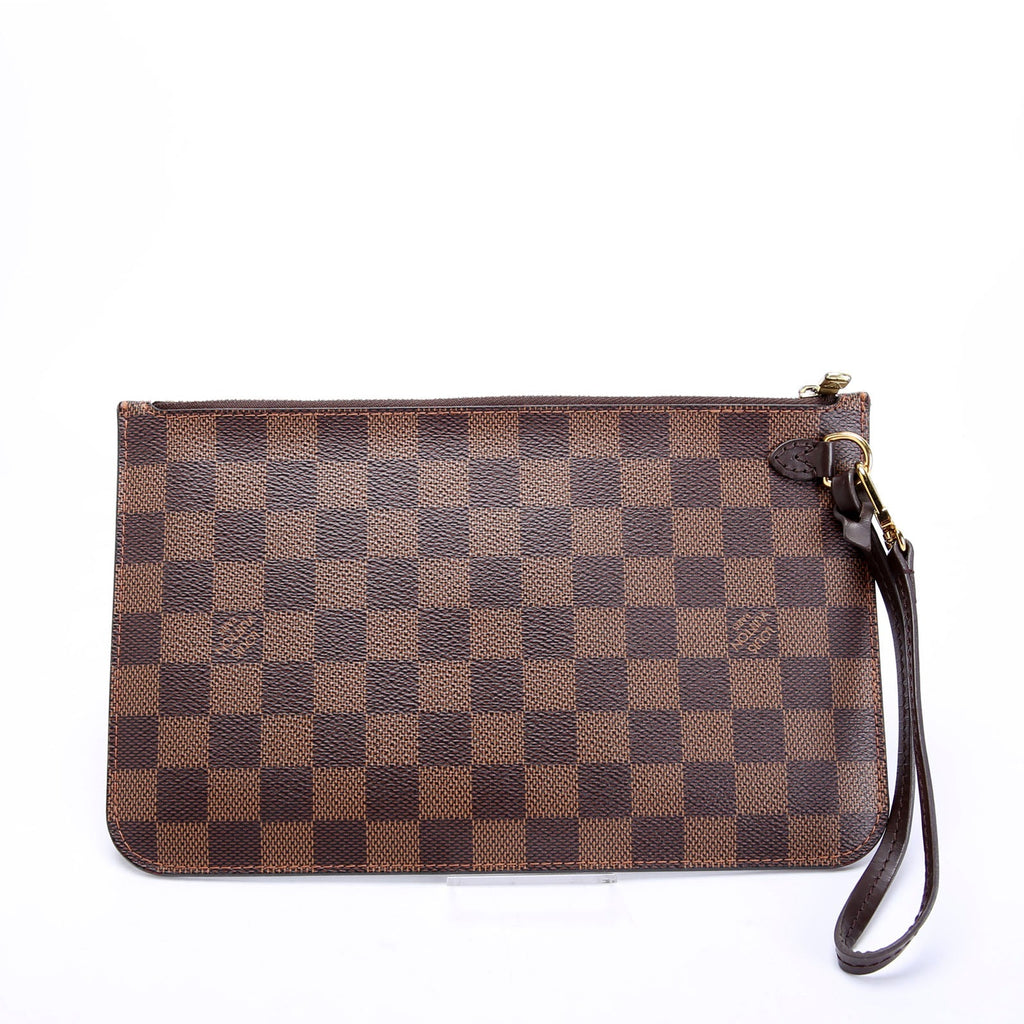 Pochette Only Damier Ebene Neverfull Red