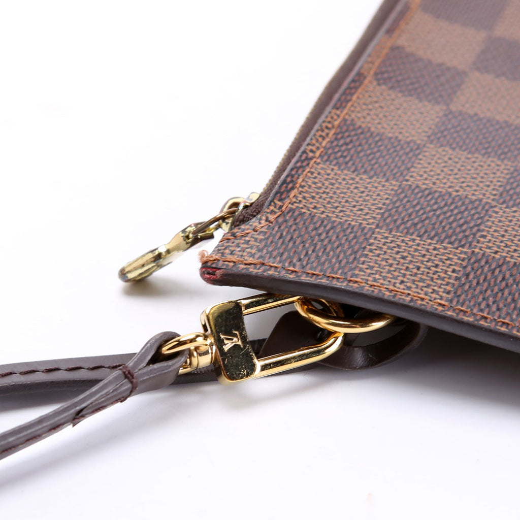 Pochette Only Damier Ebene Neverfull Red