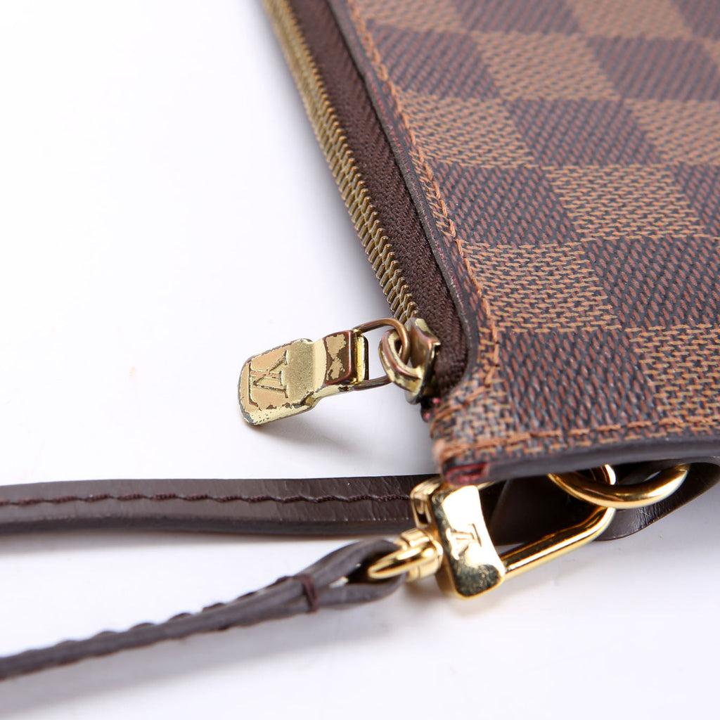 Pochette Only Damier Ebene Neverfull Red