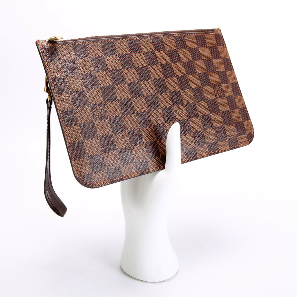 Pochette Only Damier Ebene Neverfull Red