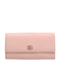 Gucci 456116 Marmont Leather Wallet Pink