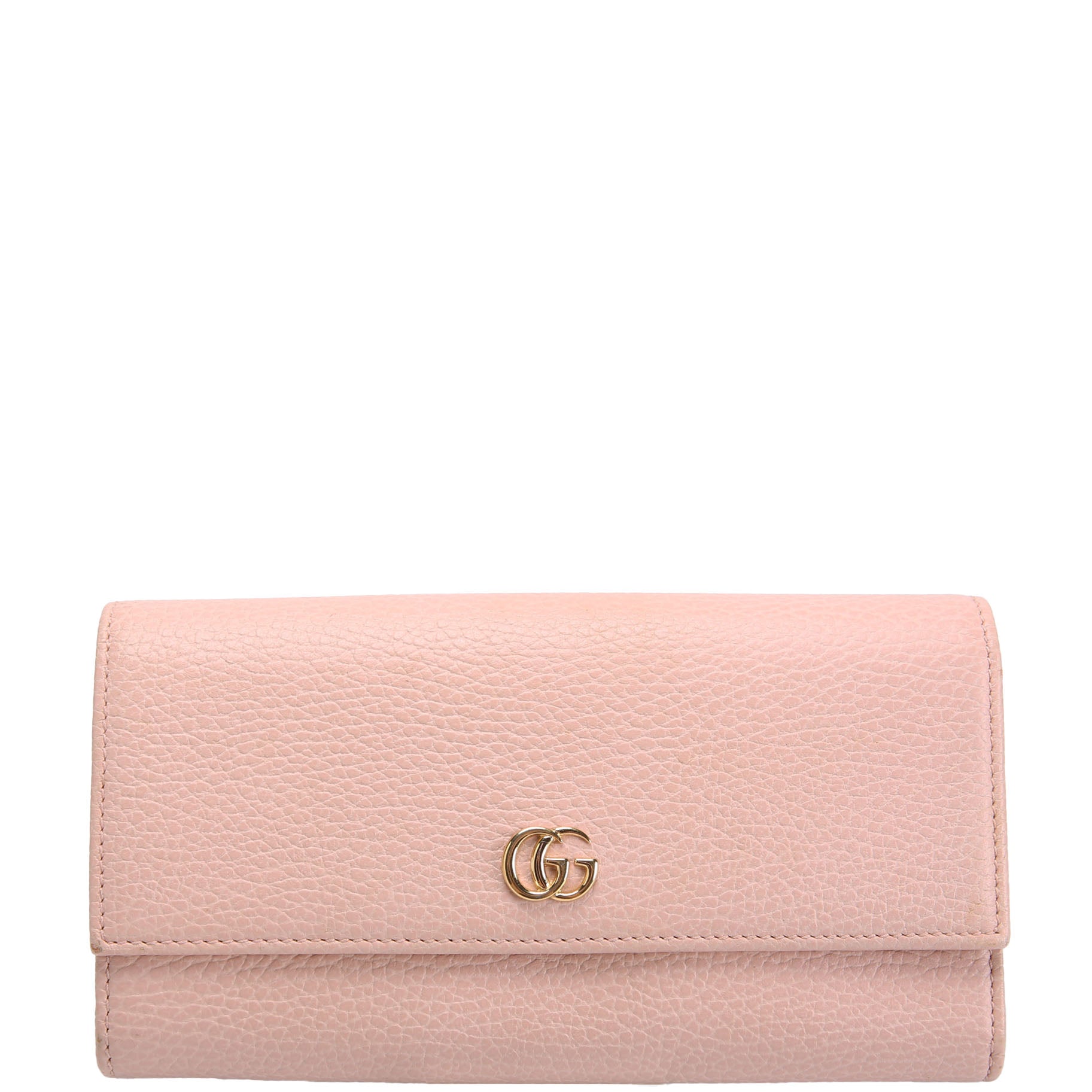 Gucci 456116 Marmont Leather Wallet Pink