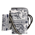 Dior Multifunctional Pouch Toile De Jouy Black/White