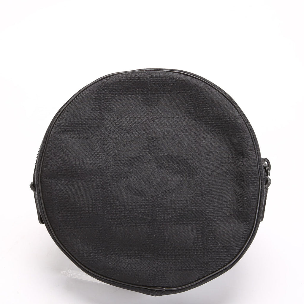Travel Linge Round Wristlet Black