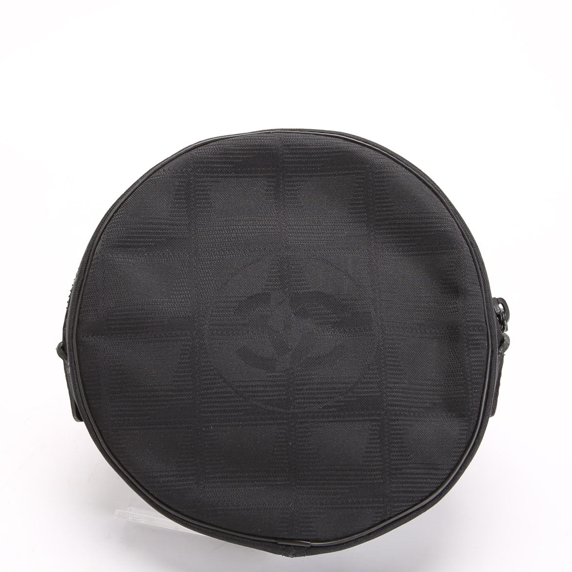 Travel Linge Round Wristlet Black
