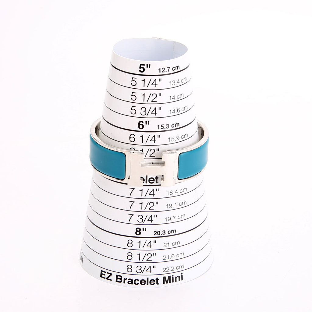 Clic Clac Wide GM Bracelet Silver/Blue