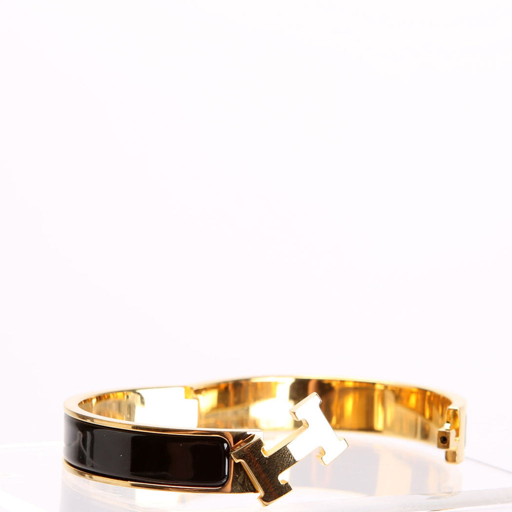 Clic Clac Narrow GM Bracelet Gold/Black
