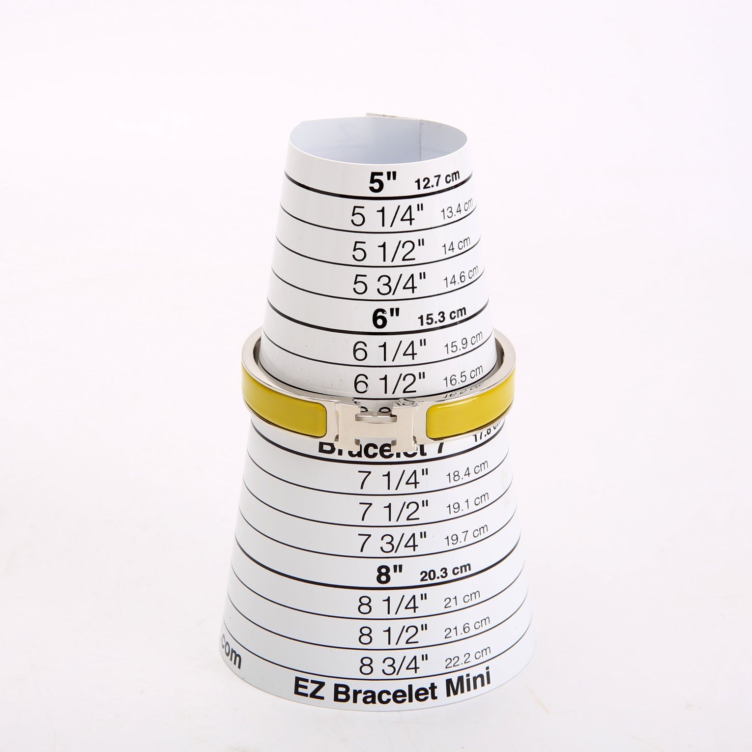 Hermes Clic Clac Narrow GM Bracelet Silver/Yellow