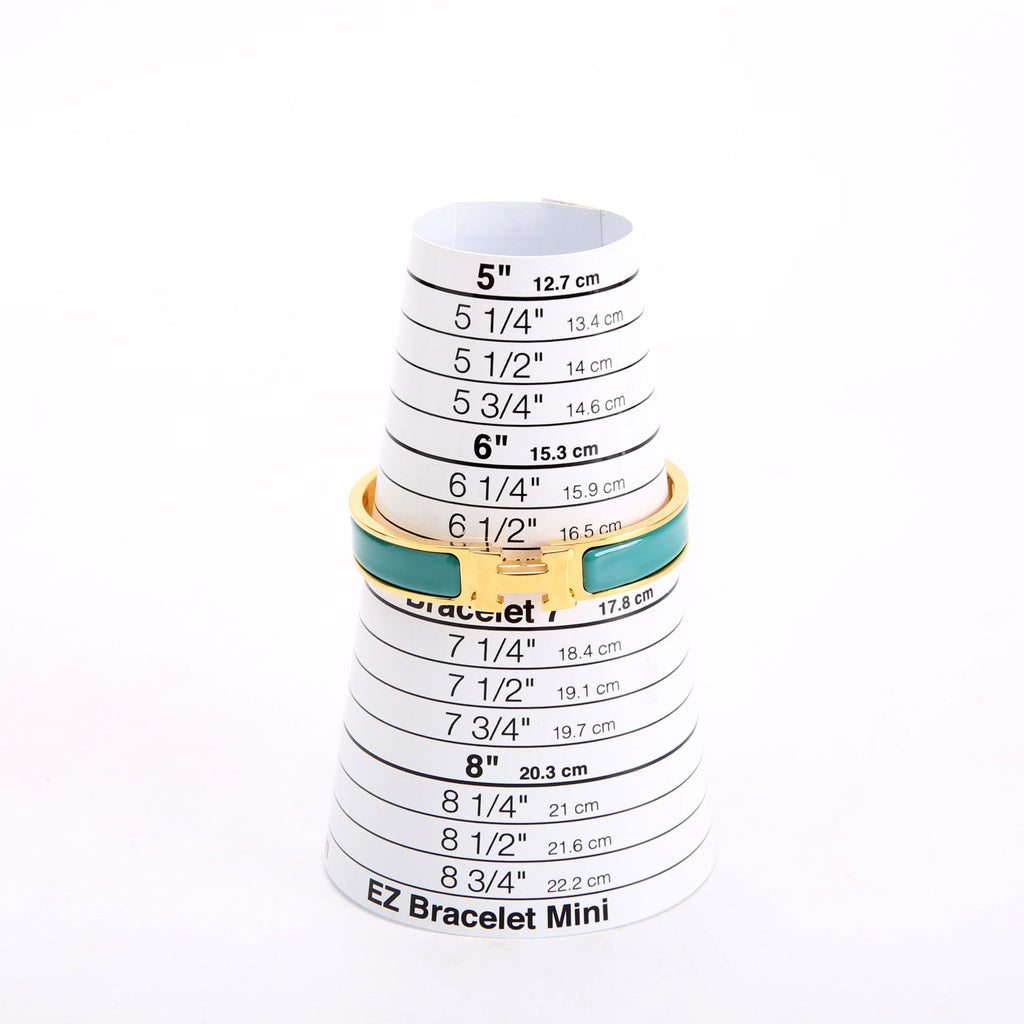 Clic Clac Narrow GM Bracelet Gold/Teal