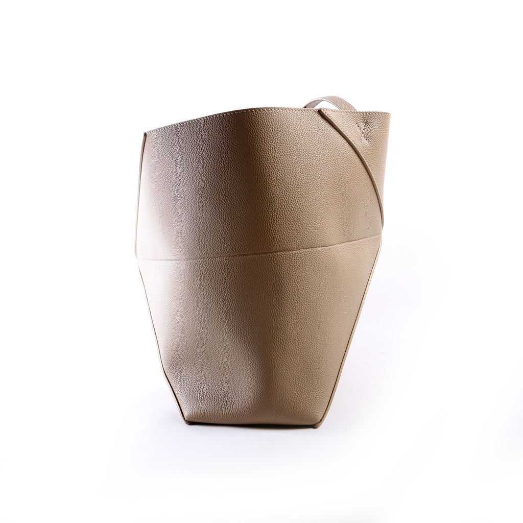 Puzzle Fold Tote Horizontal Medium Grained Calfskin